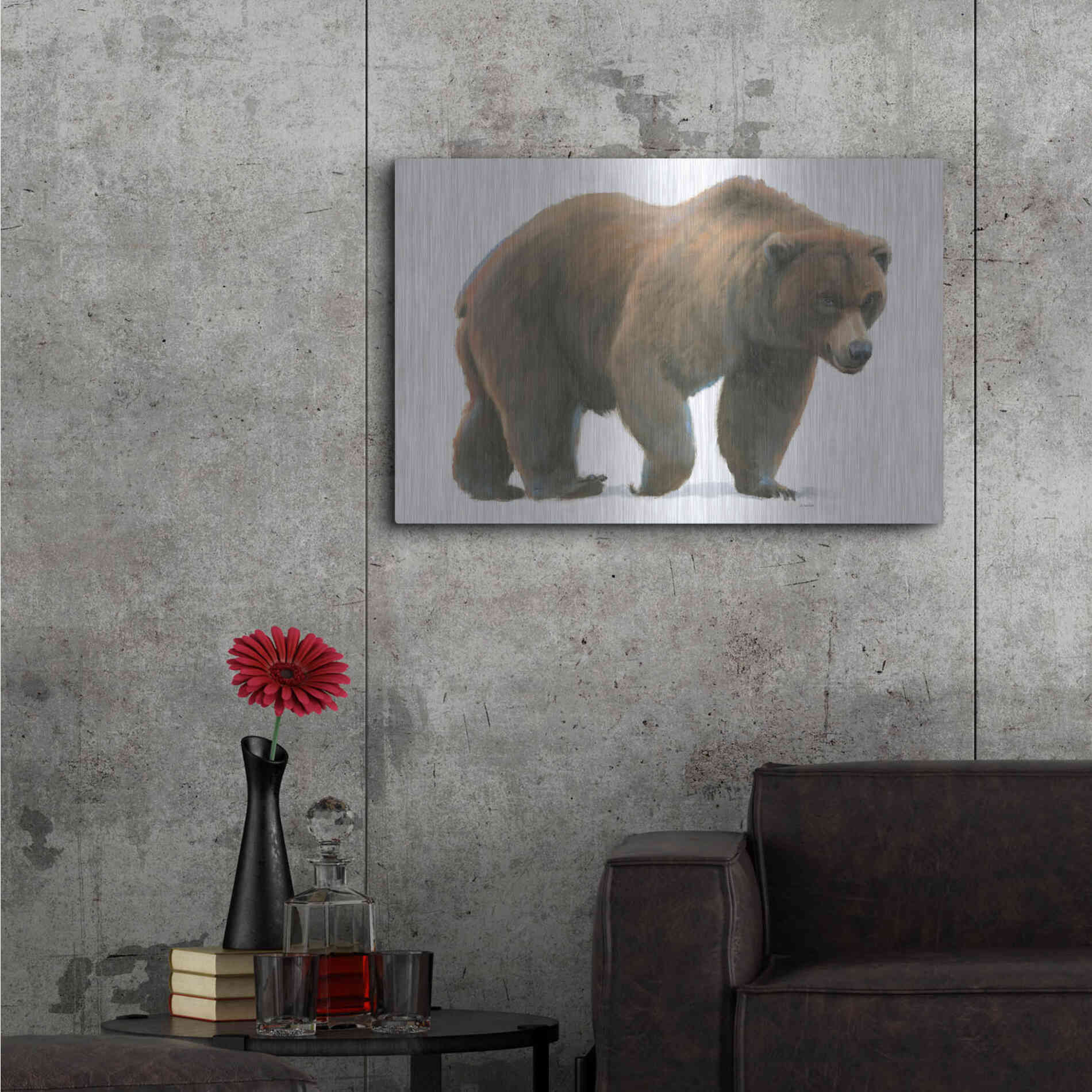 Luxe Metal Art 'Northern Wild I' by James Wiens, Metal Wall Art,36x24
