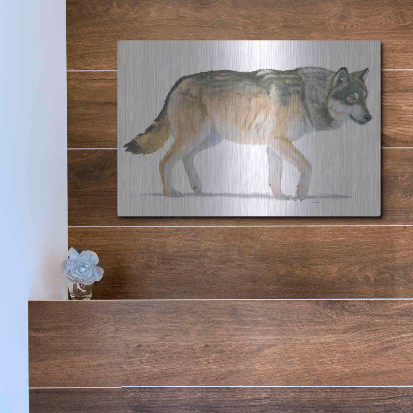Luxe Metal Art 'Northern Wild II' by James Wiens, Metal Wall Art,16x12