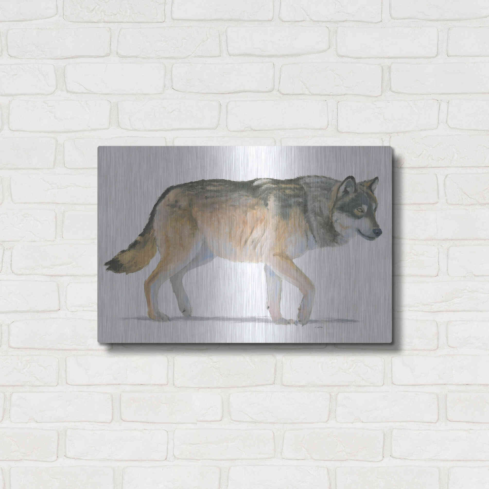 Luxe Metal Art 'Northern Wild II' by James Wiens, Metal Wall Art,24x16