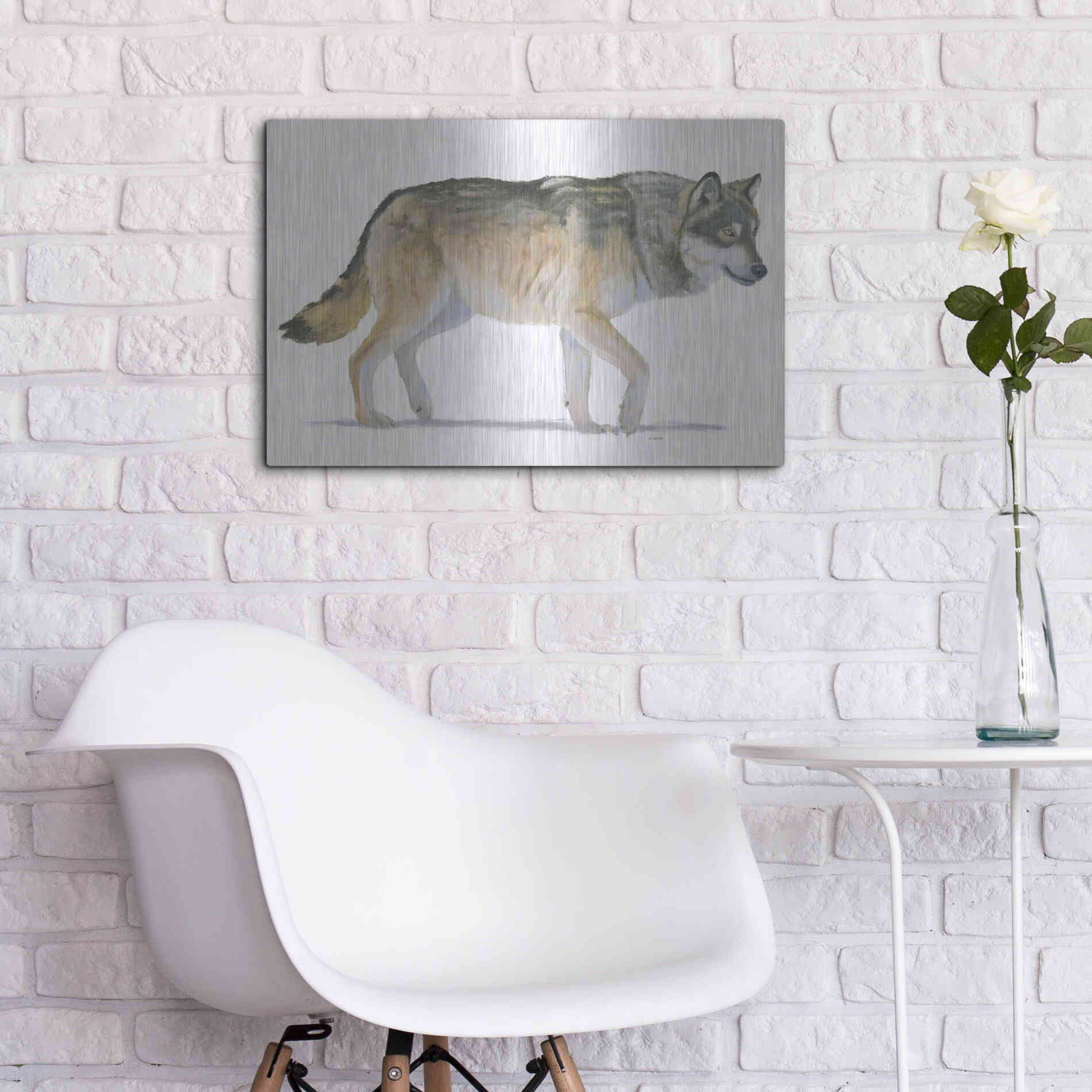 Luxe Metal Art 'Northern Wild II' by James Wiens, Metal Wall Art,24x16