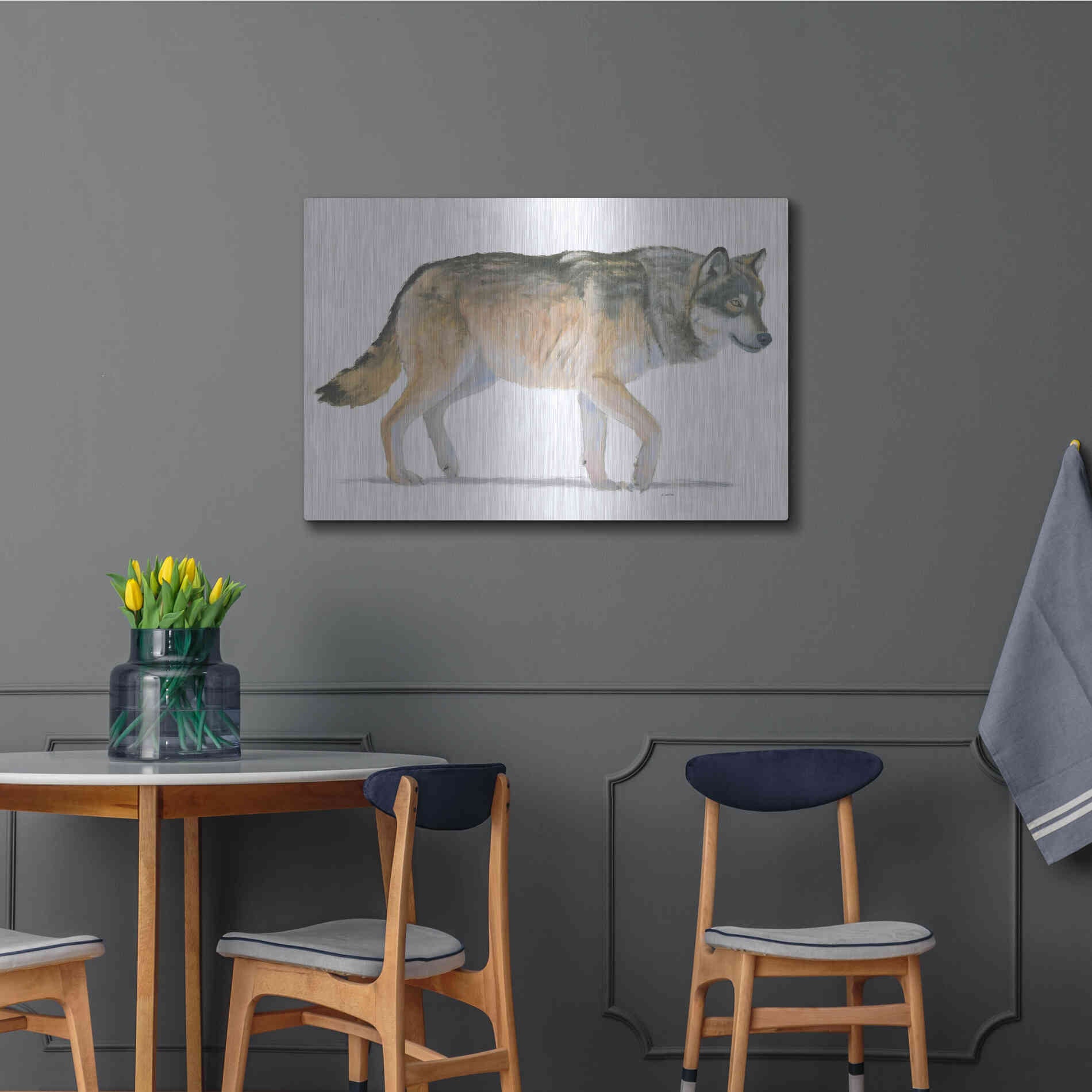 Luxe Metal Art 'Northern Wild II' by James Wiens, Metal Wall Art,36x24