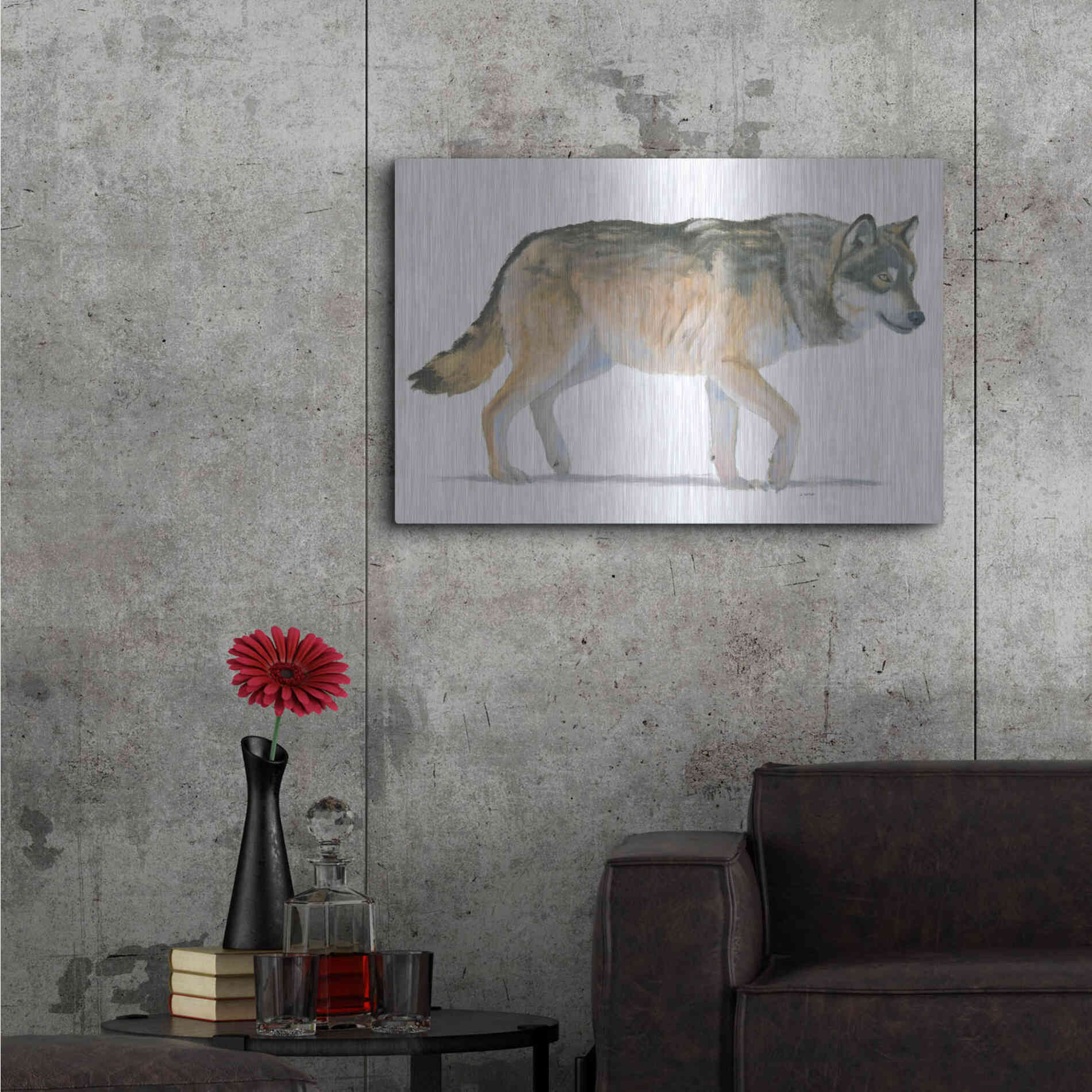 Luxe Metal Art 'Northern Wild II' by James Wiens, Metal Wall Art,36x24