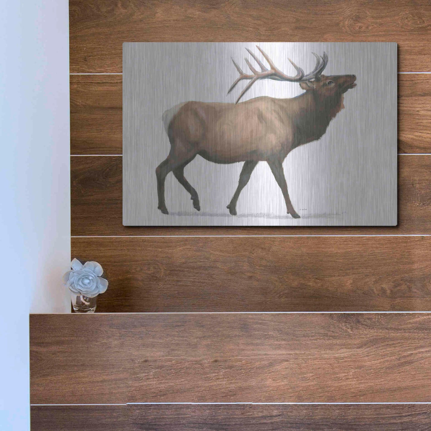 Luxe Metal Art 'Northern Wild III' by James Wiens, Metal Wall Art,16x12