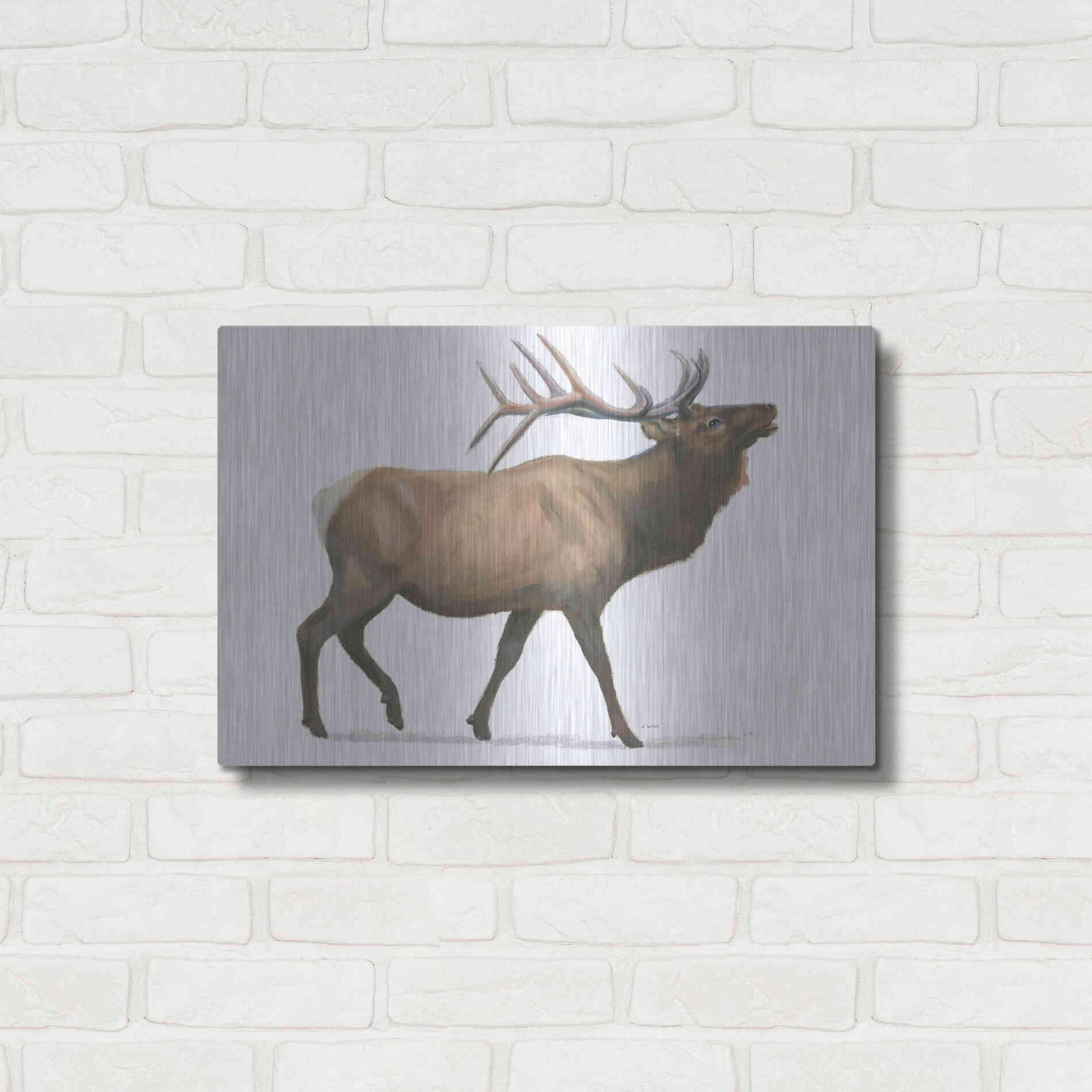 Luxe Metal Art 'Northern Wild III' by James Wiens, Metal Wall Art,24x16