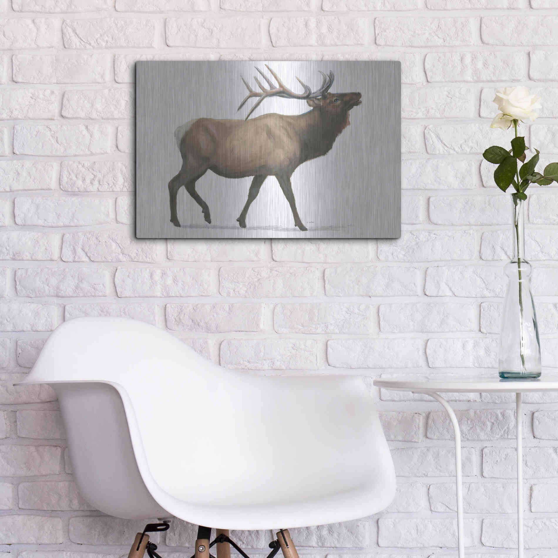 Luxe Metal Art 'Northern Wild III' by James Wiens, Metal Wall Art,24x16