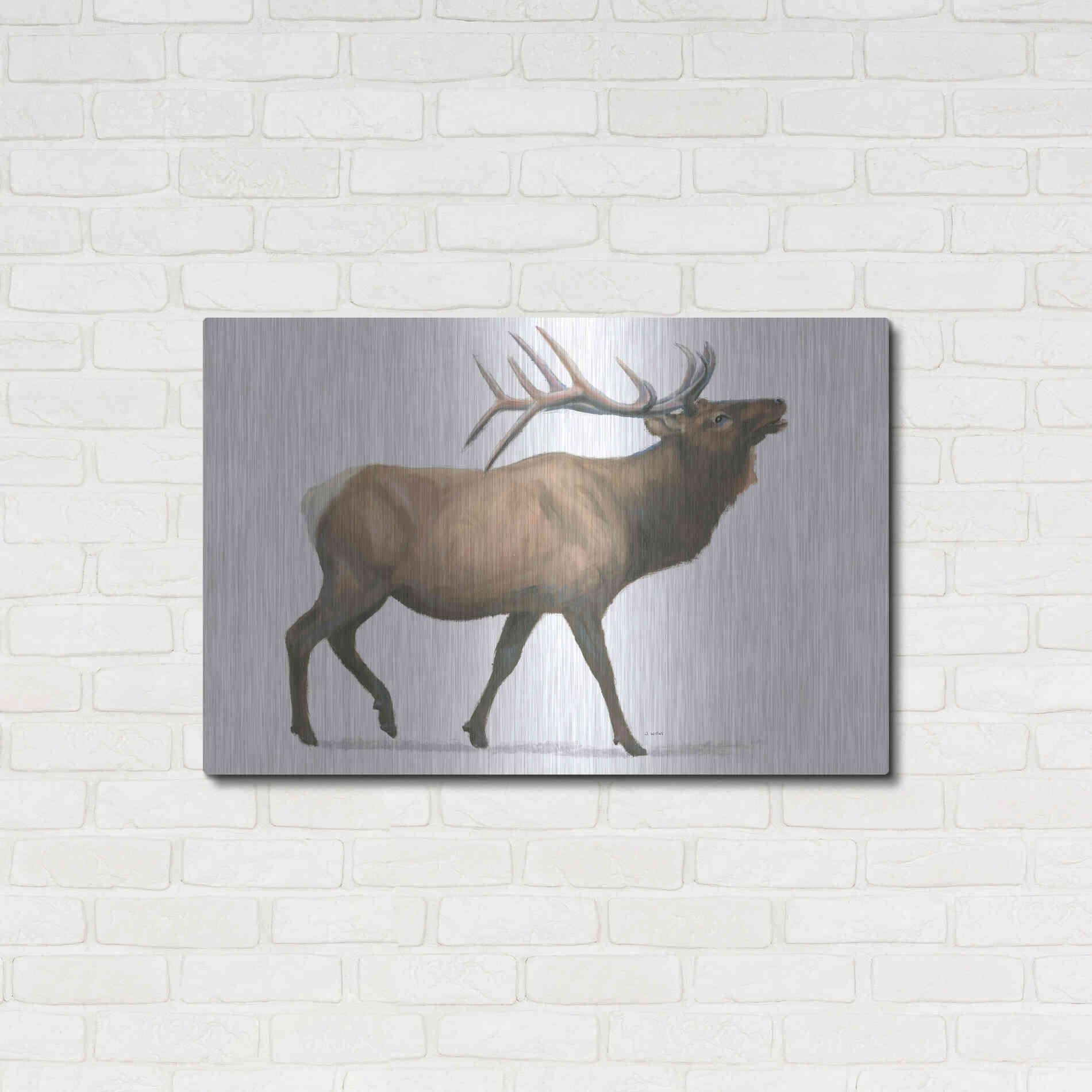 Luxe Metal Art 'Northern Wild III' by James Wiens, Metal Wall Art,36x24