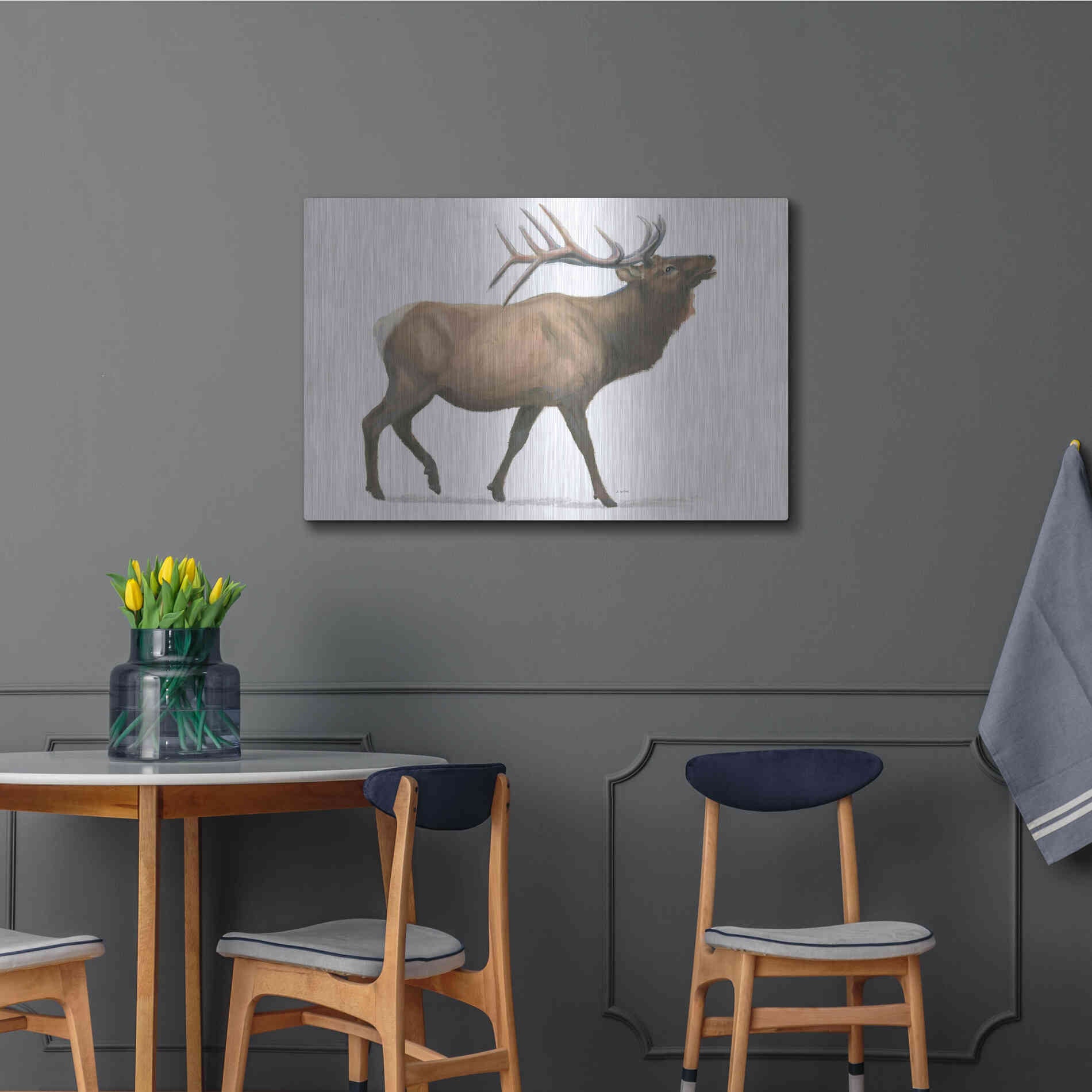 Luxe Metal Art 'Northern Wild III' by James Wiens, Metal Wall Art,36x24