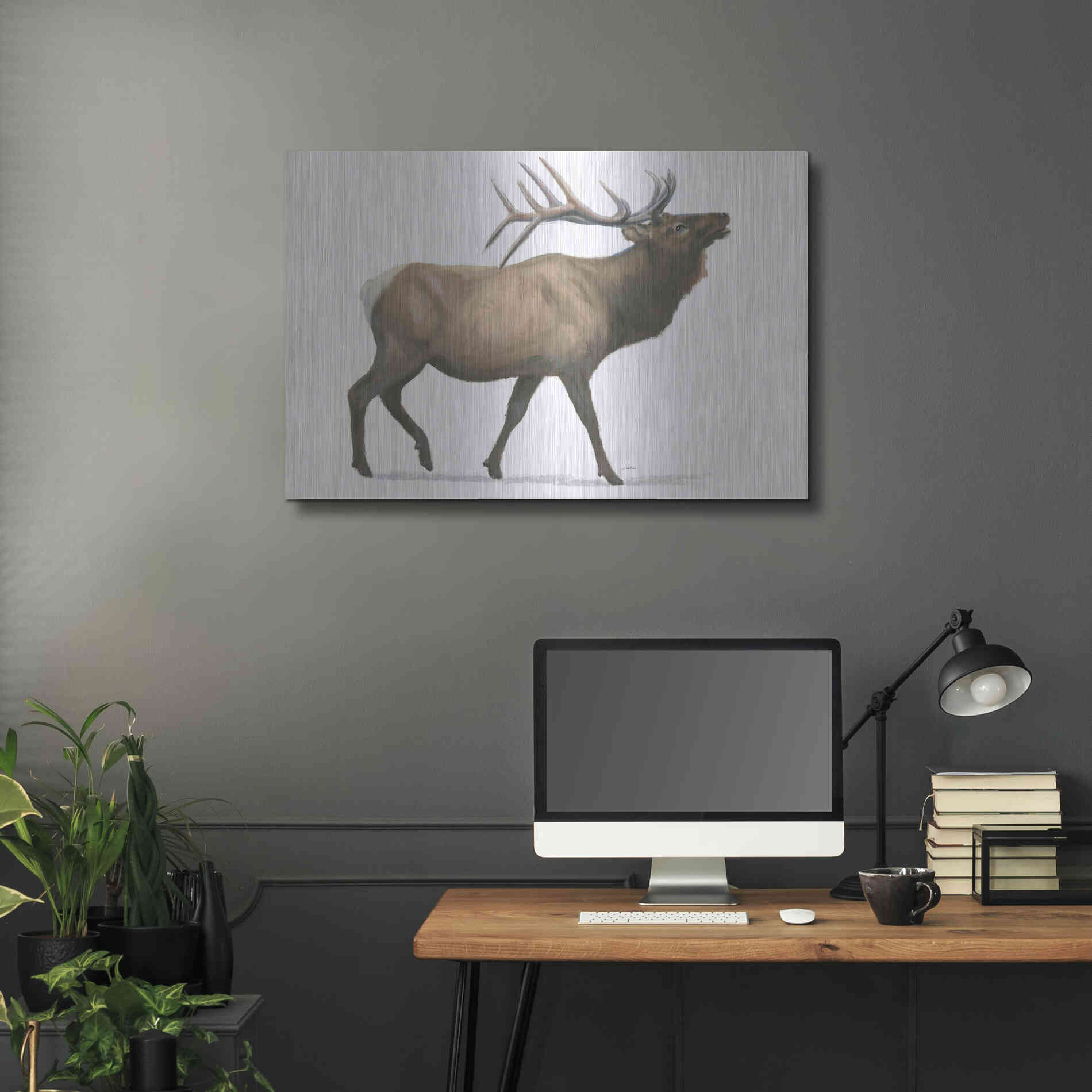 Luxe Metal Art 'Northern Wild III' by James Wiens, Metal Wall Art,36x24