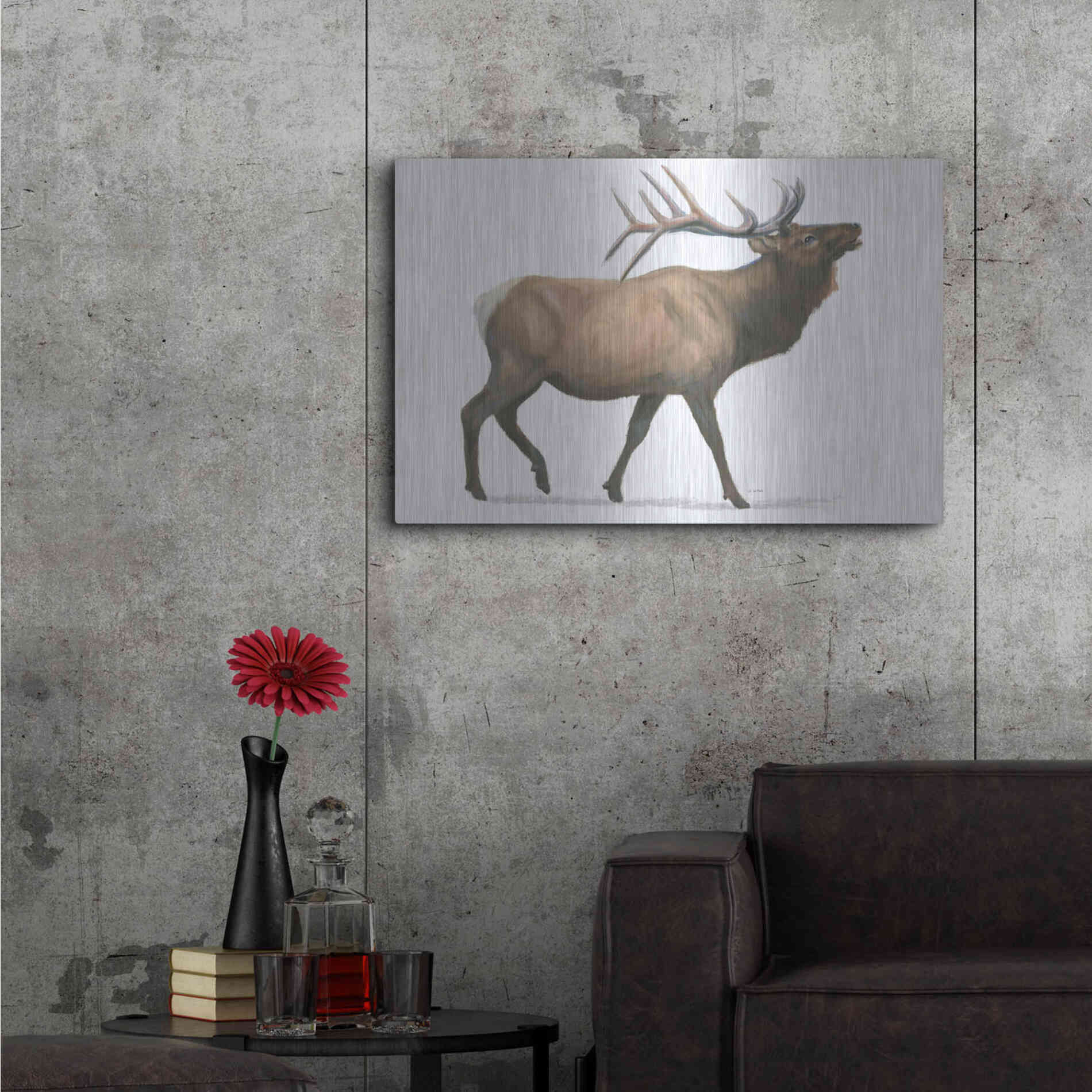 Luxe Metal Art 'Northern Wild III' by James Wiens, Metal Wall Art,36x24