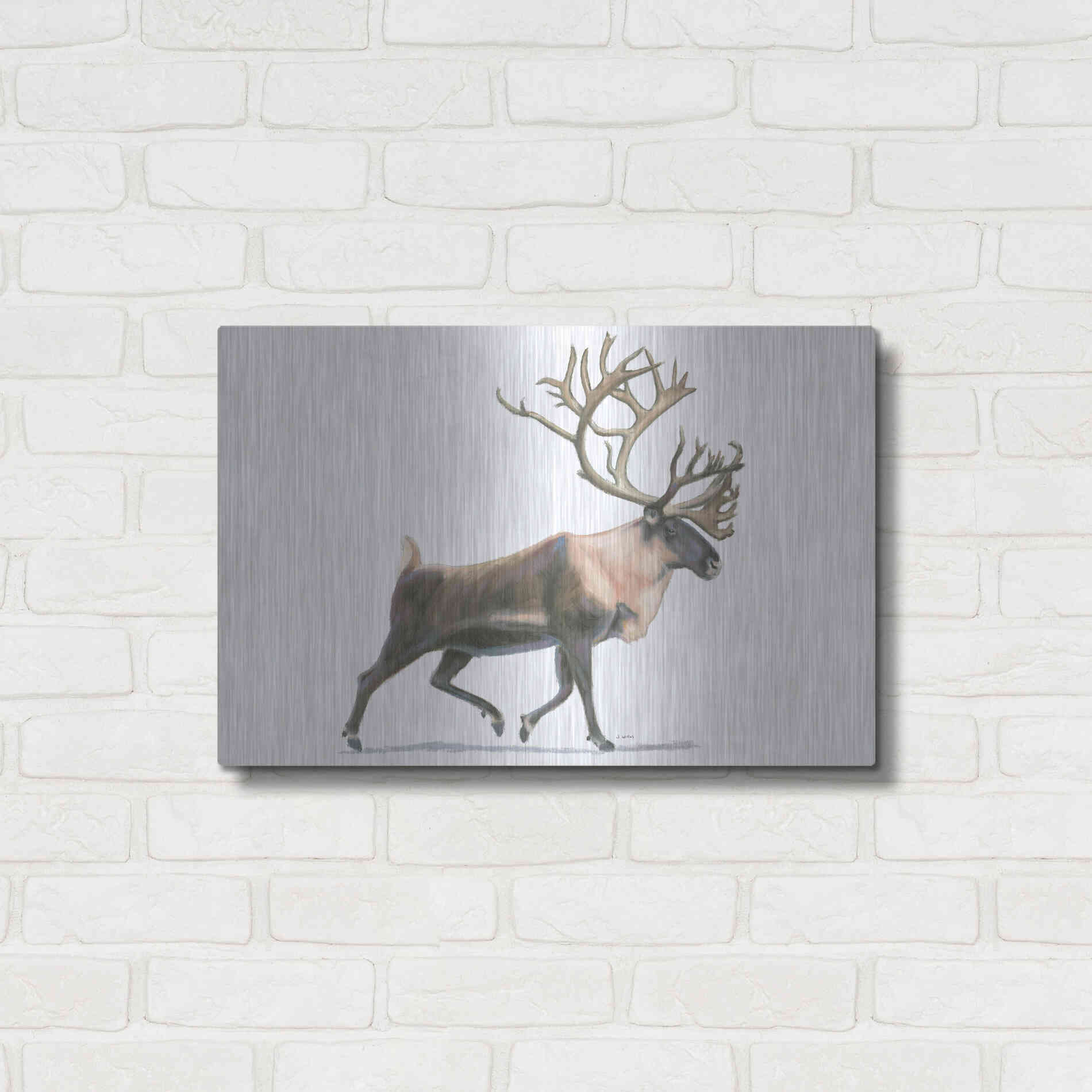 Luxe Metal Art 'Northern Wild IV' by James Wiens, Metal Wall Art,24x16