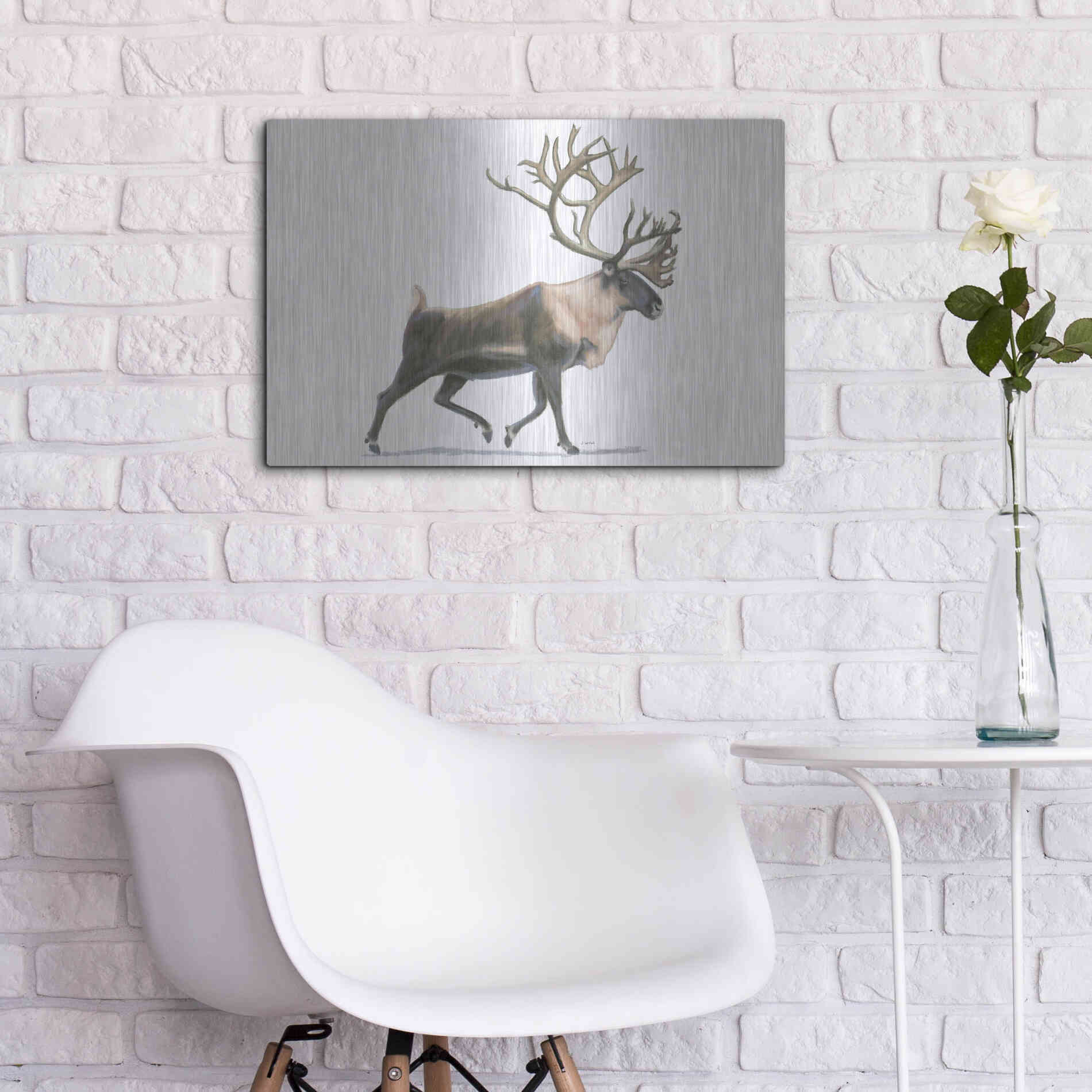 Luxe Metal Art 'Northern Wild IV' by James Wiens, Metal Wall Art,24x16