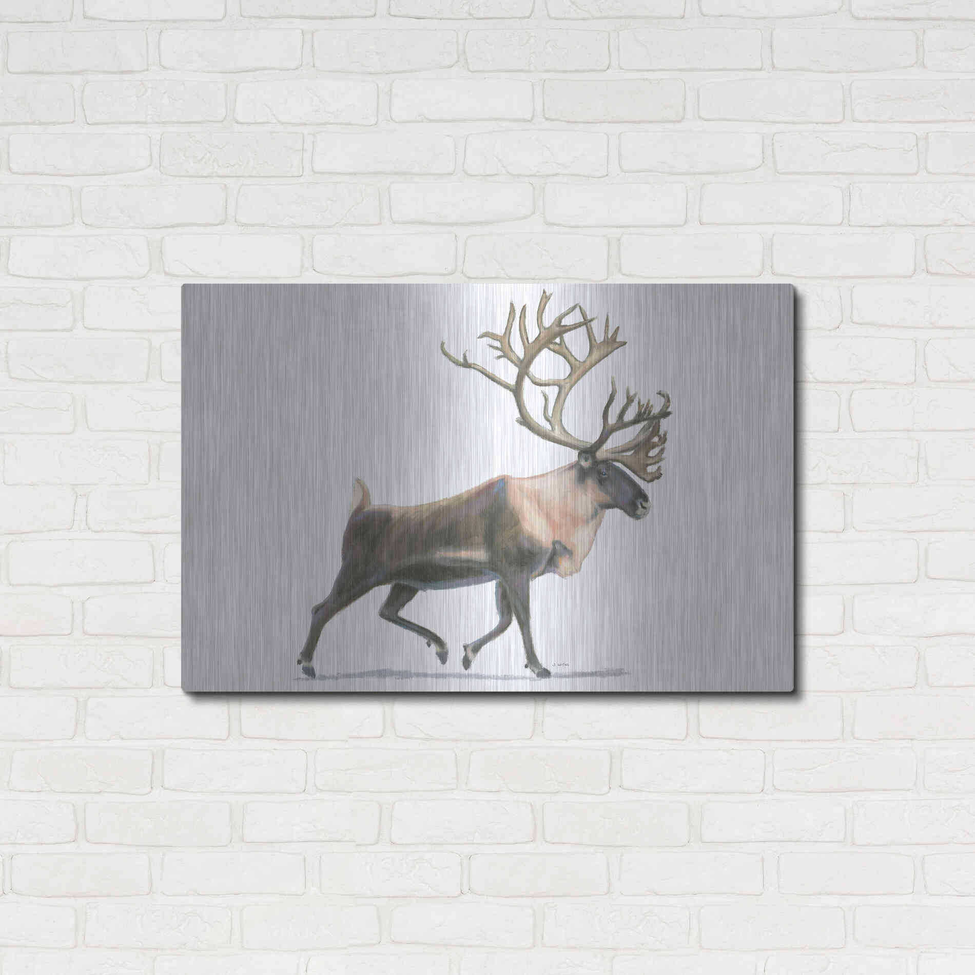 Luxe Metal Art 'Northern Wild IV' by James Wiens, Metal Wall Art,36x24