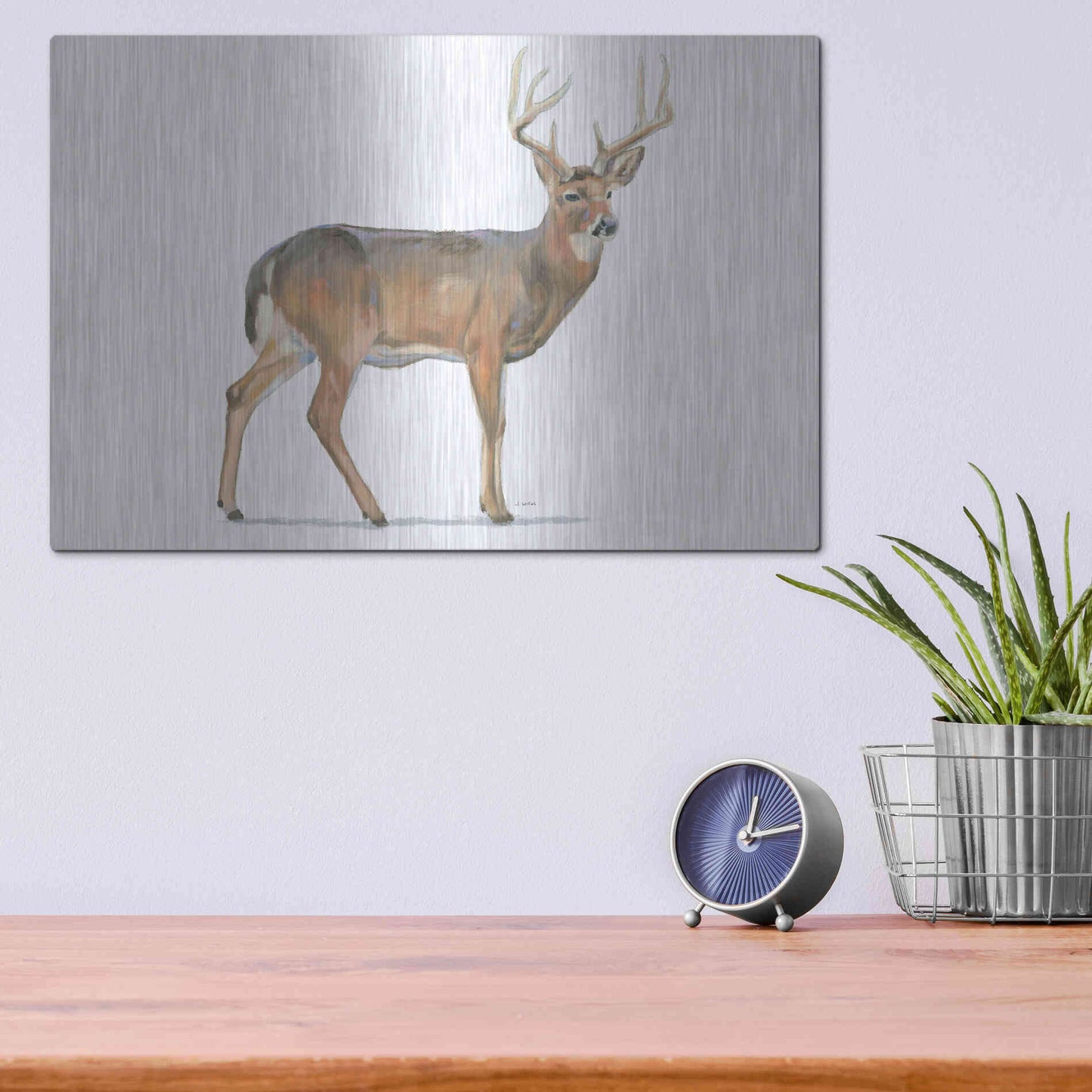 Luxe Metal Art 'Northern Wild V' by James Wiens, Metal Wall Art,16x12