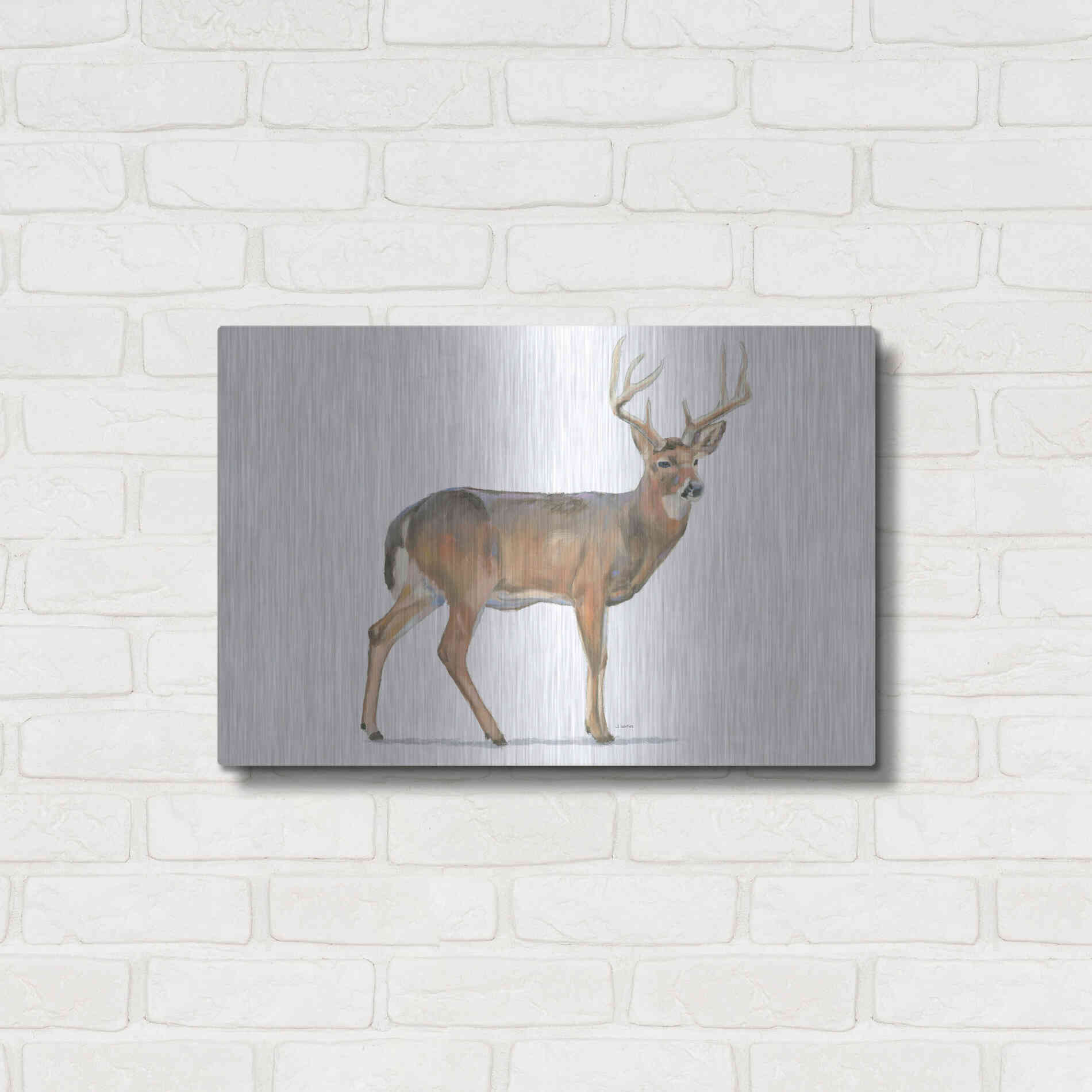 Luxe Metal Art 'Northern Wild V' by James Wiens, Metal Wall Art,24x16