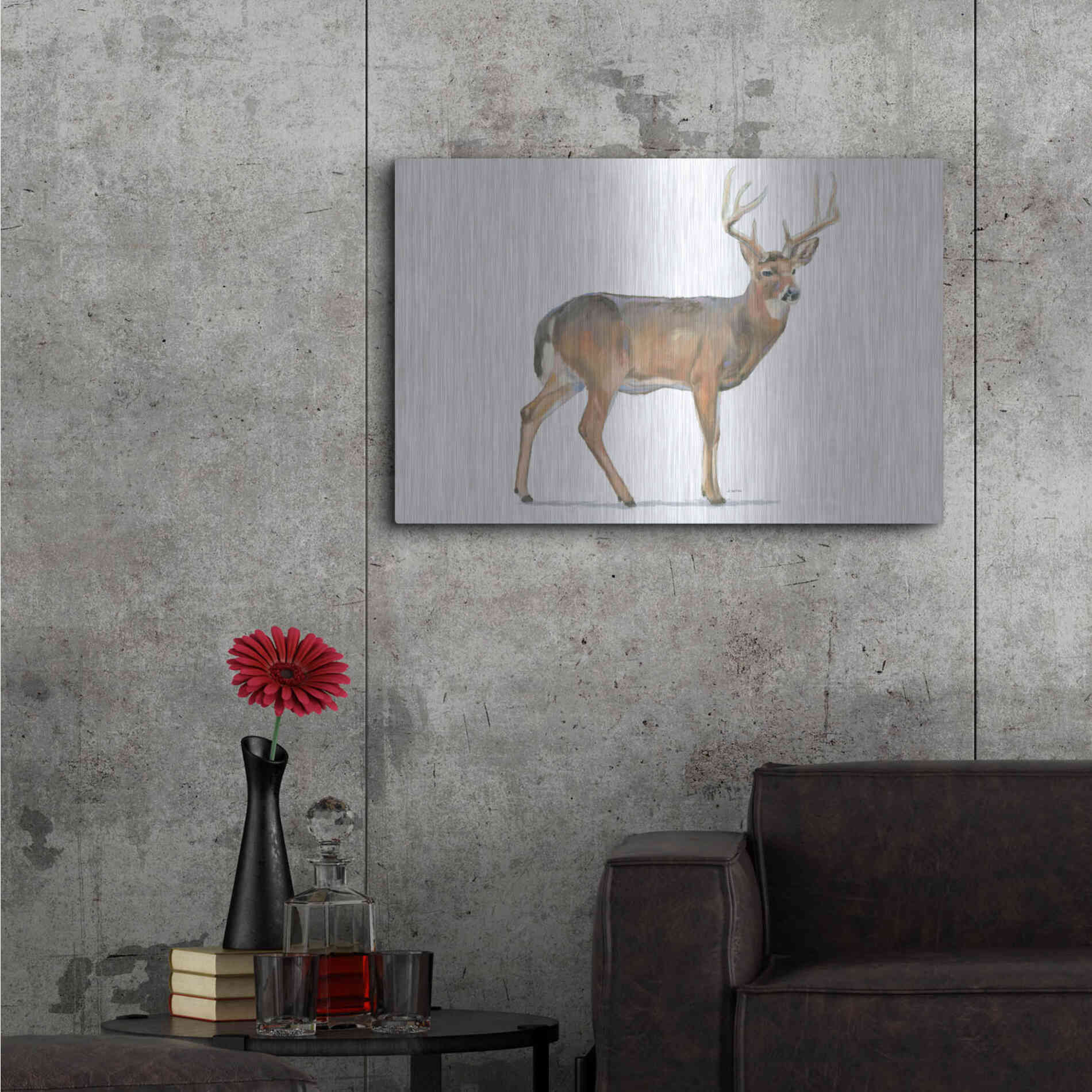 Luxe Metal Art 'Northern Wild V' by James Wiens, Metal Wall Art,36x24