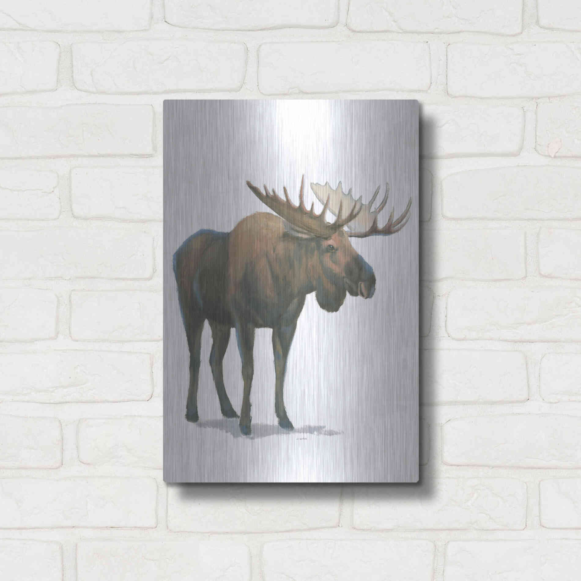 Luxe Metal Art 'Northern Wild VI' by James Wiens, Metal Wall Art,12x16