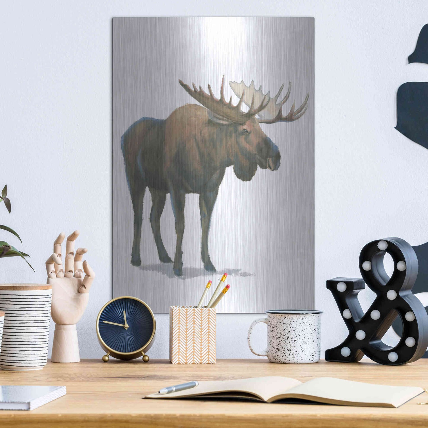 Luxe Metal Art 'Northern Wild VI' by James Wiens, Metal Wall Art,12x16