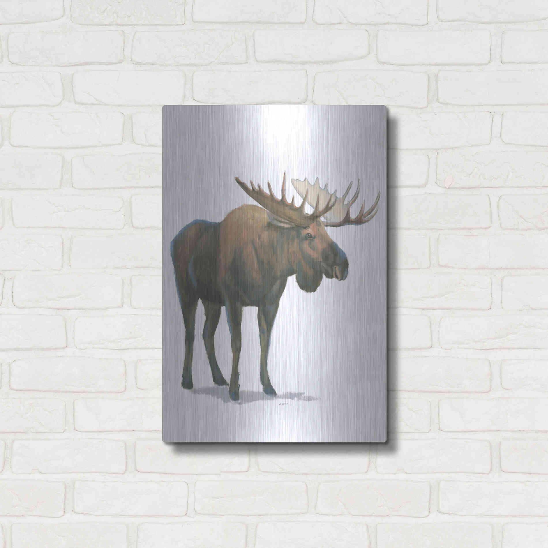 Luxe Metal Art 'Northern Wild VI' by James Wiens, Metal Wall Art,16x24