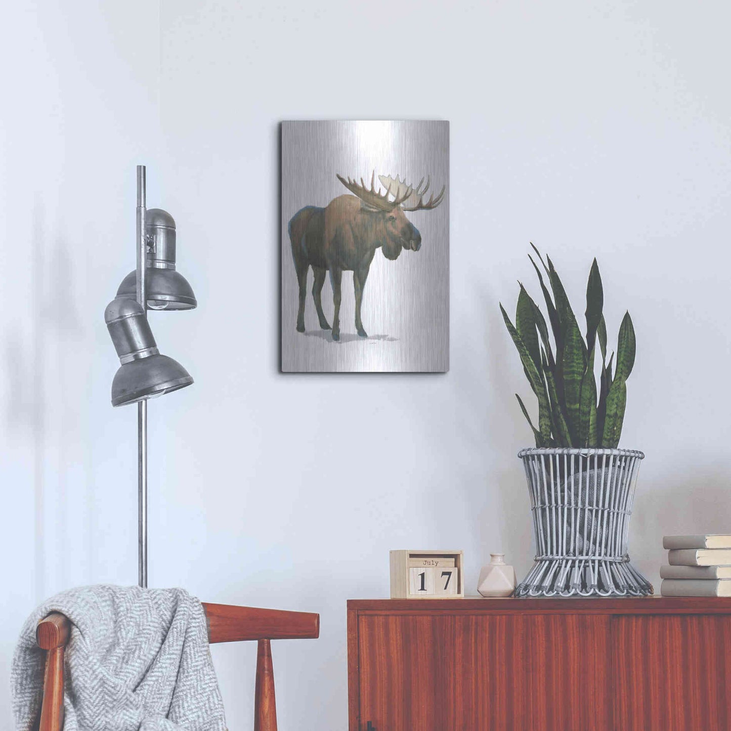 Luxe Metal Art 'Northern Wild VI' by James Wiens, Metal Wall Art,16x24