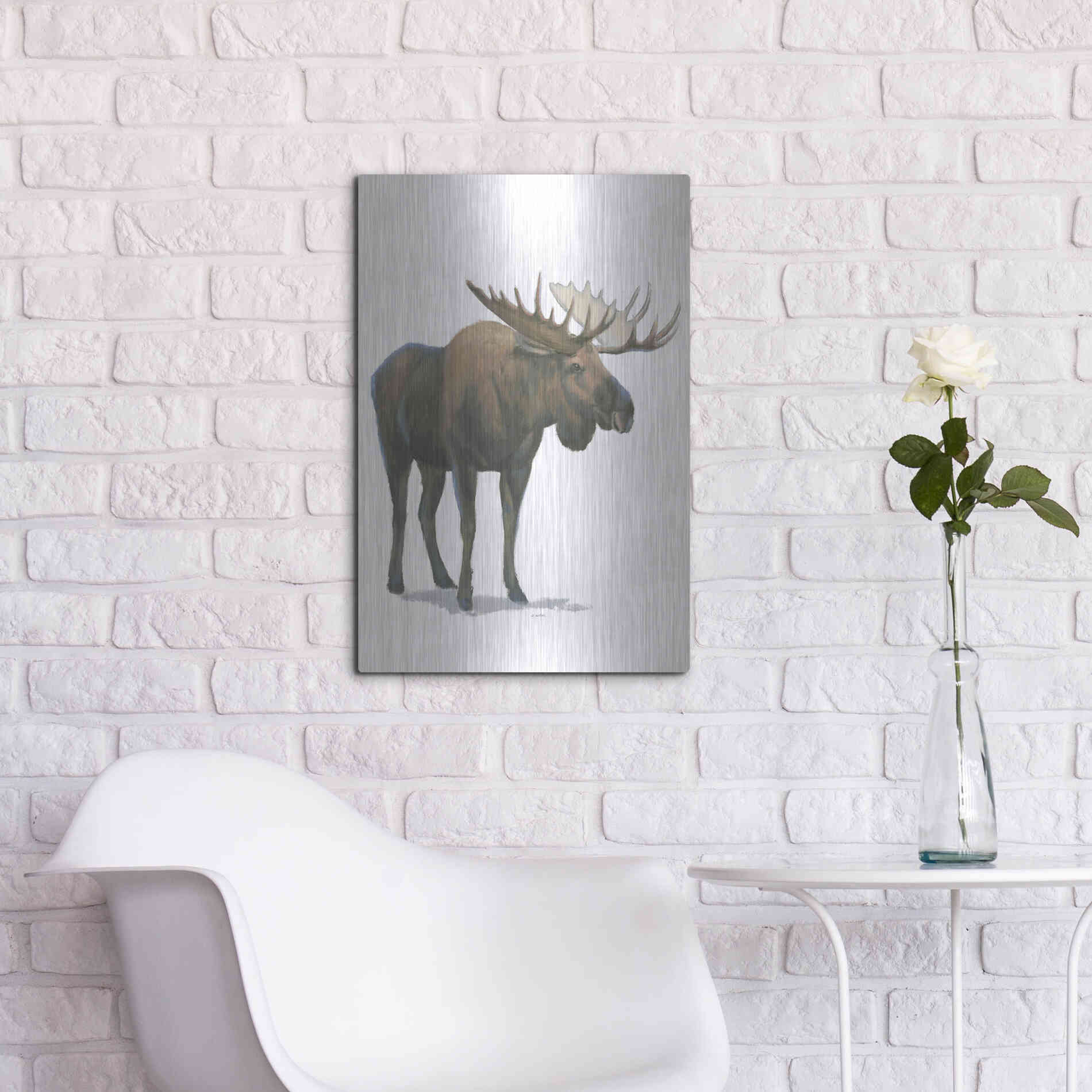 Luxe Metal Art 'Northern Wild VI' by James Wiens, Metal Wall Art,16x24