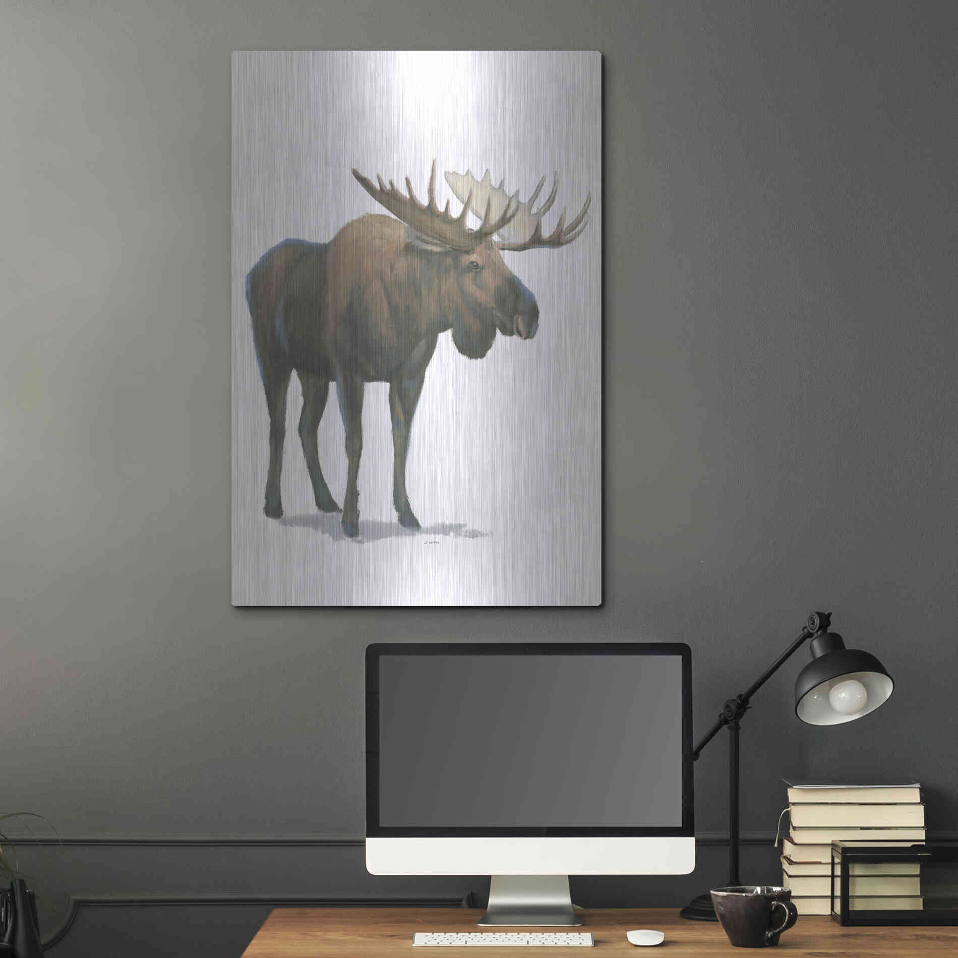 Luxe Metal Art 'Northern Wild VI' by James Wiens, Metal Wall Art,24x36