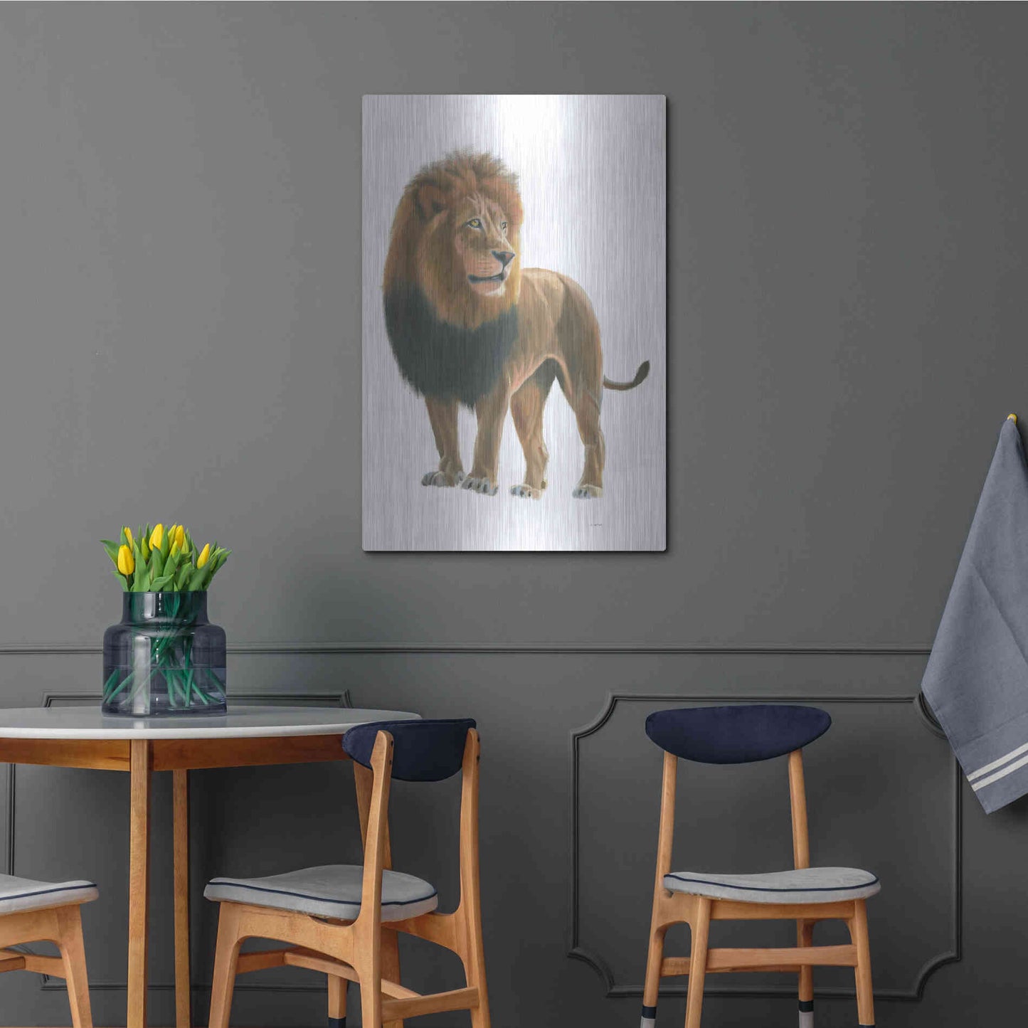 Luxe Metal Art 'Wild and Free I' by James Wiens, Metal Wall Art,24x36