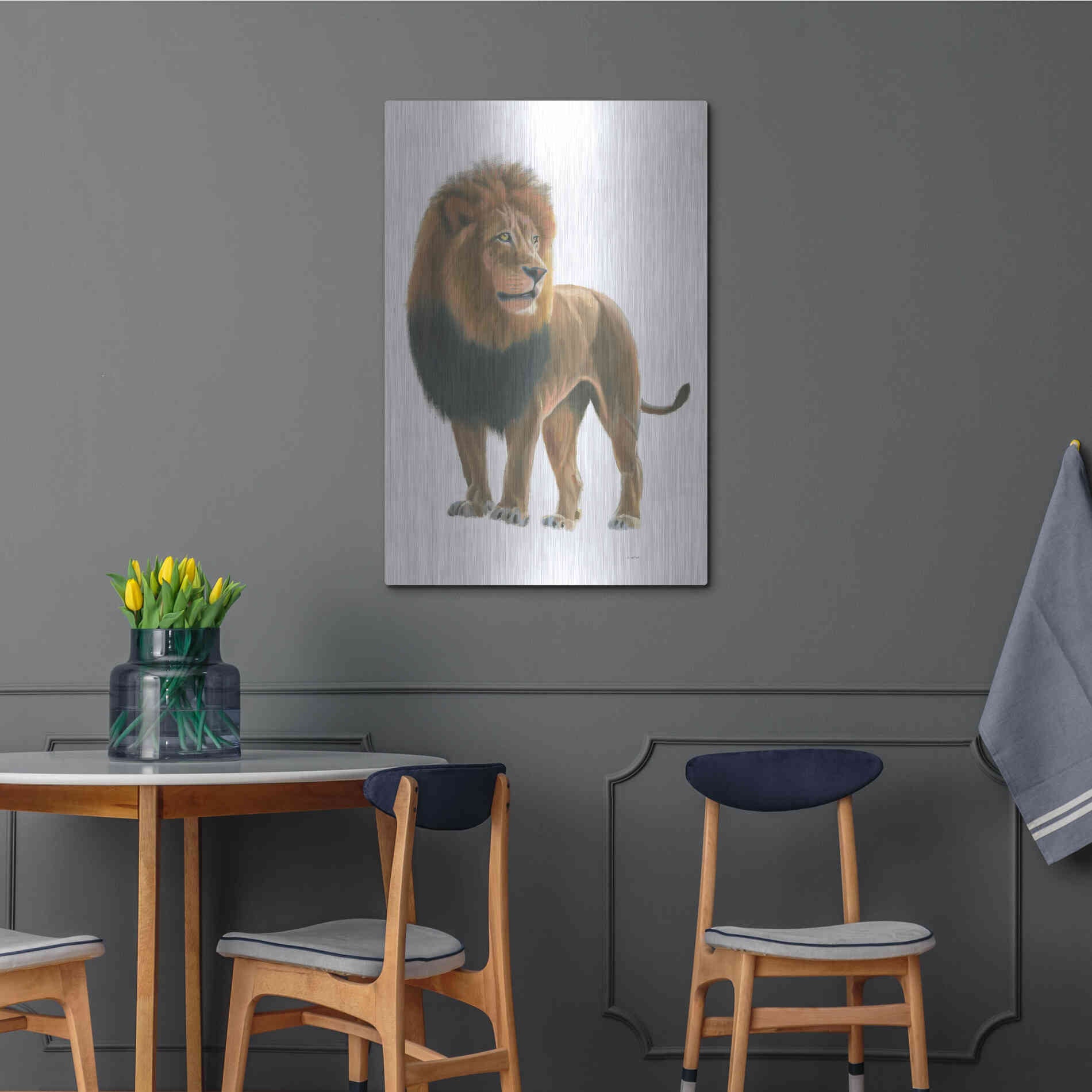 Luxe Metal Art 'Wild and Free I' by James Wiens, Metal Wall Art,24x36