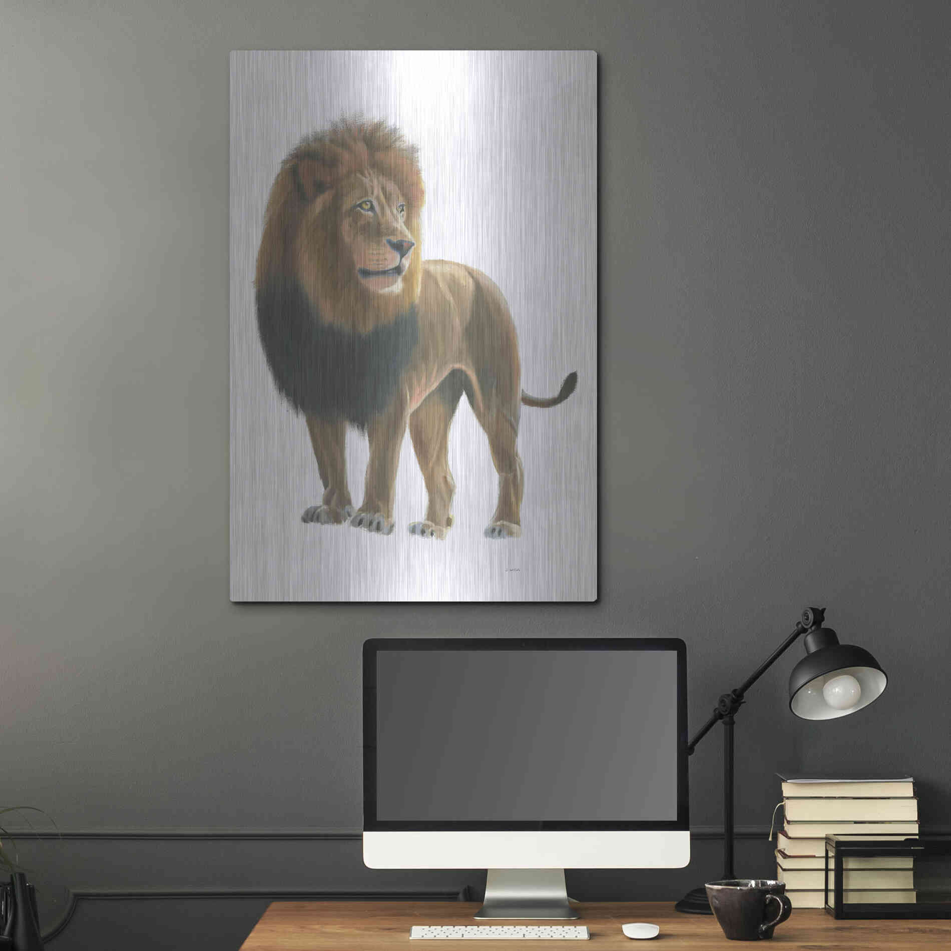 Luxe Metal Art 'Wild and Free I' by James Wiens, Metal Wall Art,24x36