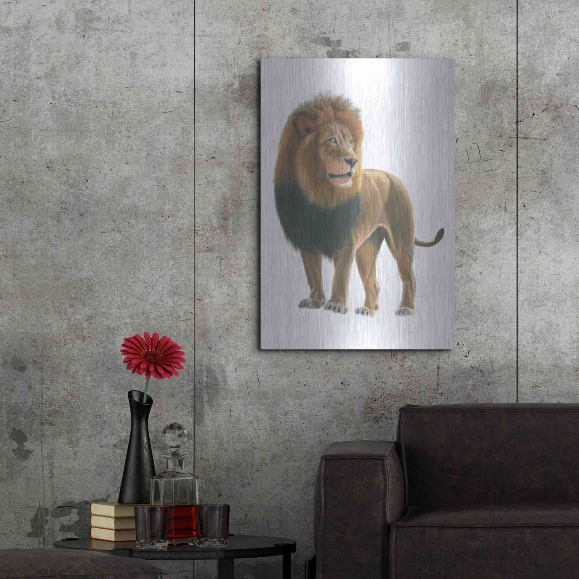 Luxe Metal Art 'Wild and Free I' by James Wiens, Metal Wall Art,24x36
