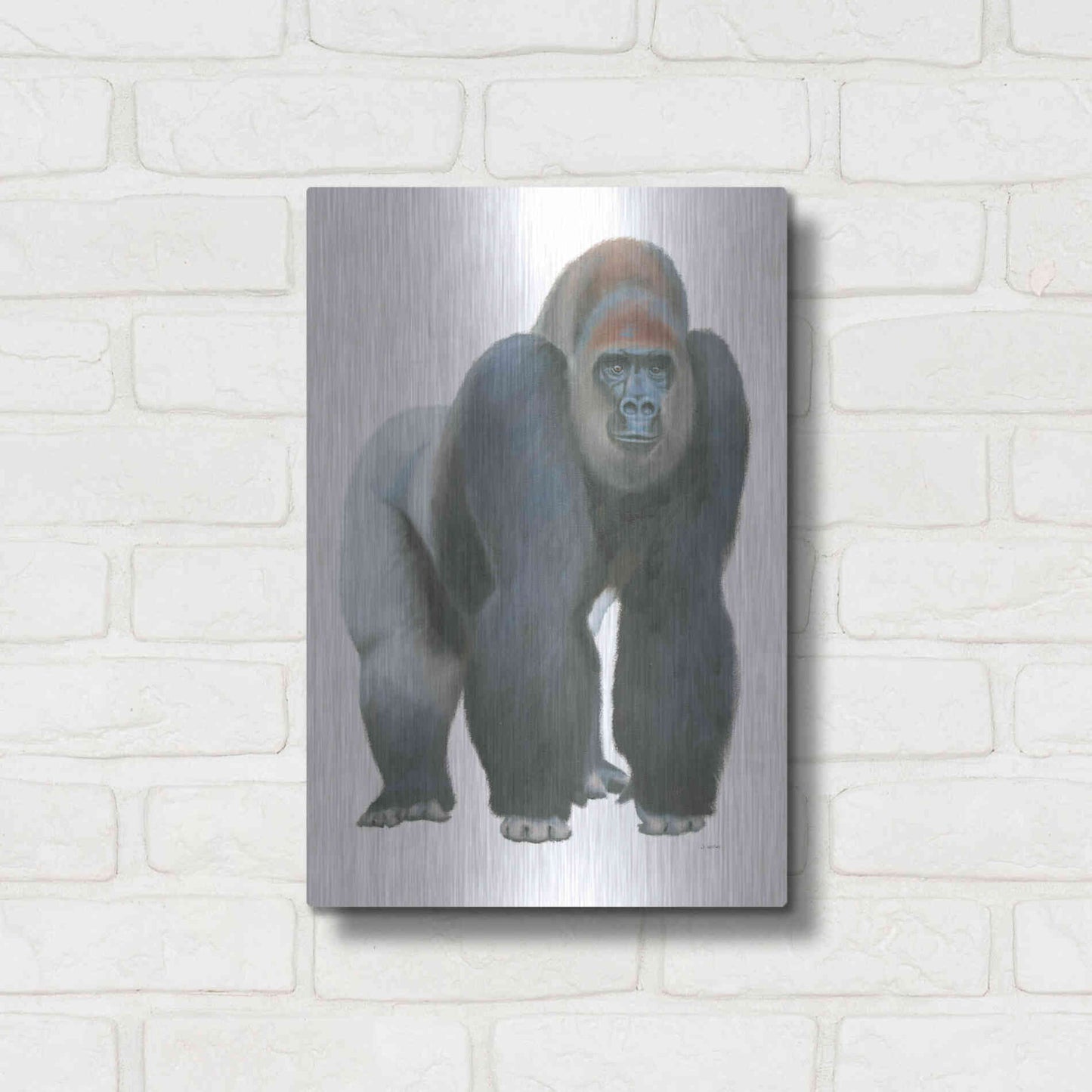 Luxe Metal Art 'Wild and Free II' by James Wiens, Metal Wall Art,12x16