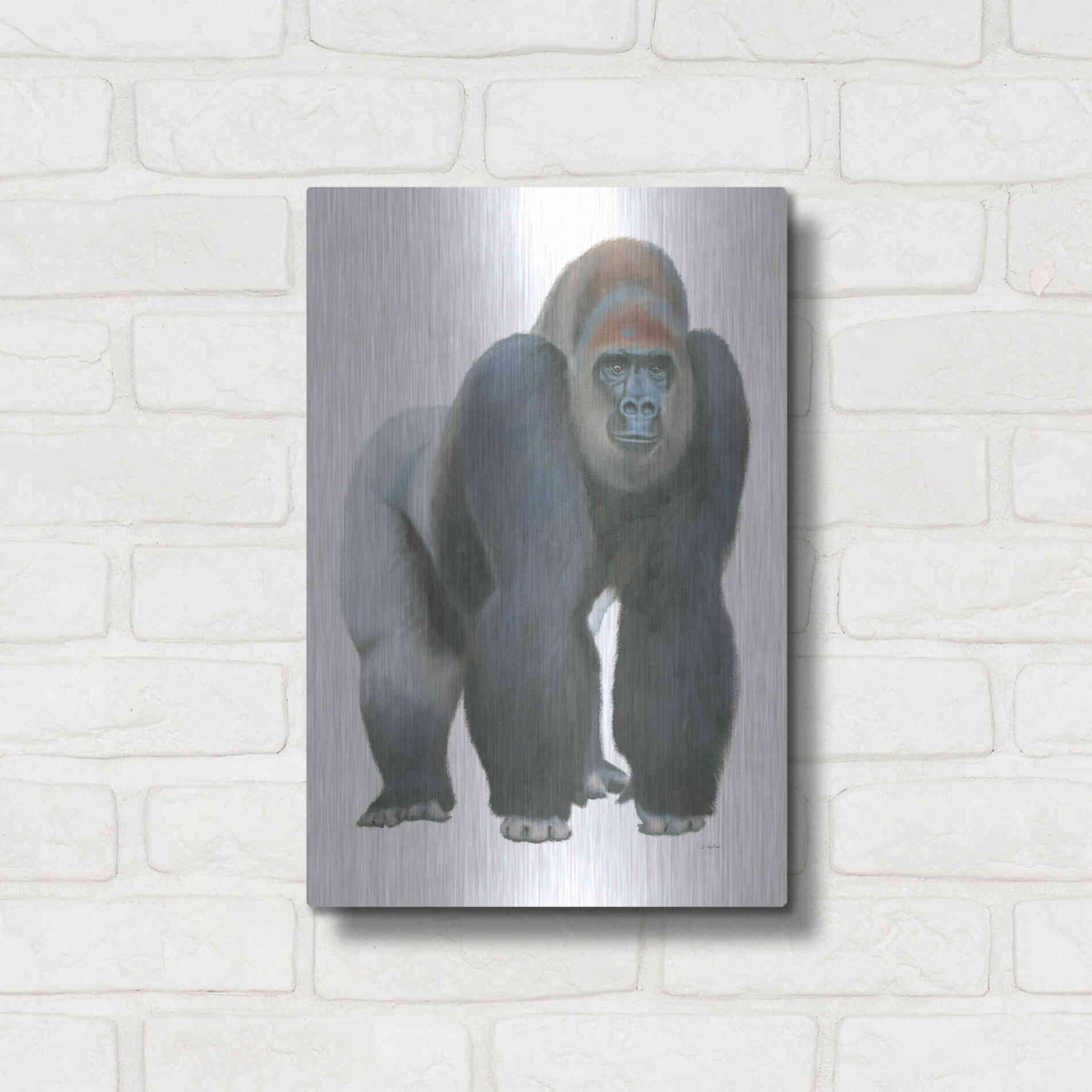Luxe Metal Art 'Wild and Free II' by James Wiens, Metal Wall Art,12x16
