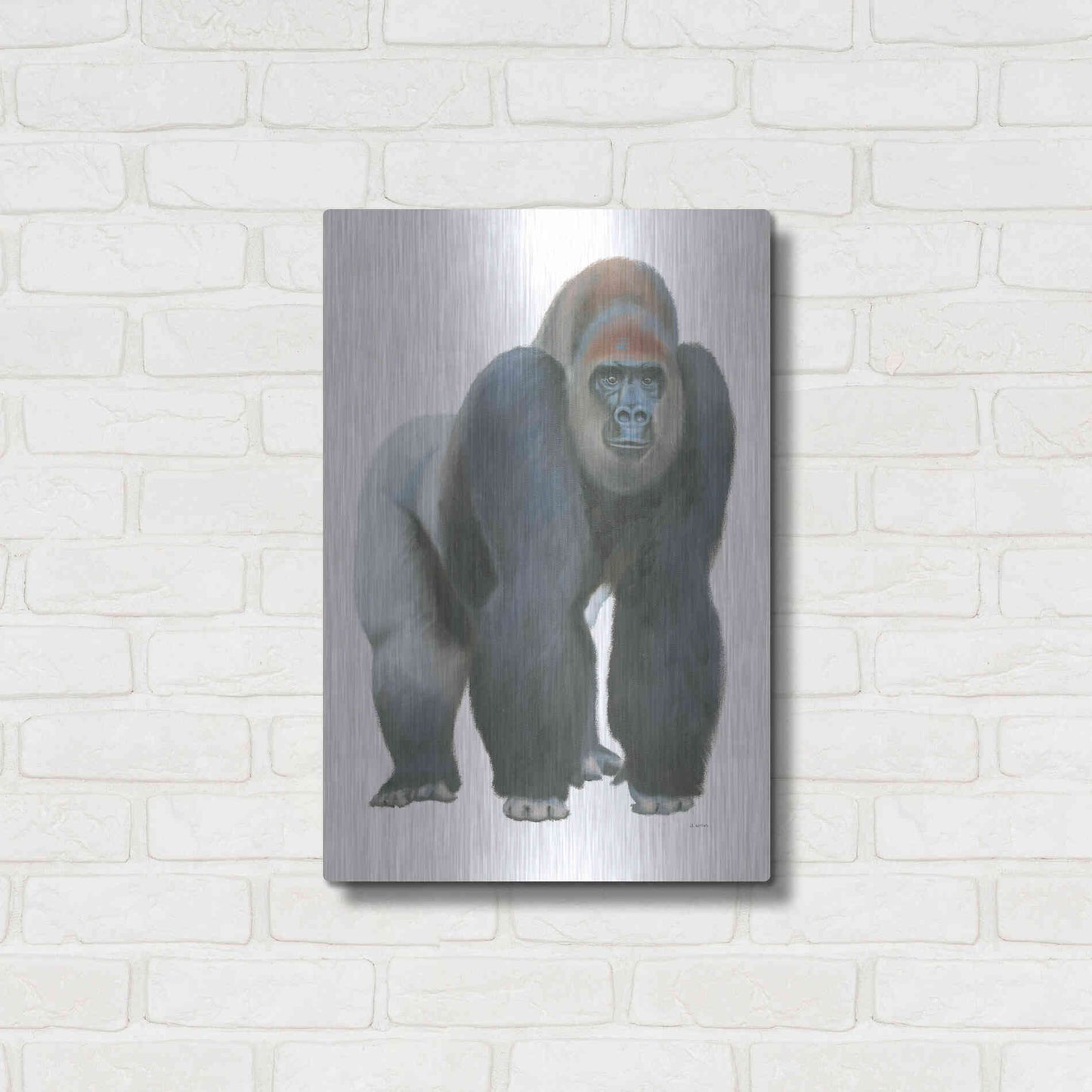 Luxe Metal Art 'Wild and Free II' by James Wiens, Metal Wall Art,16x24