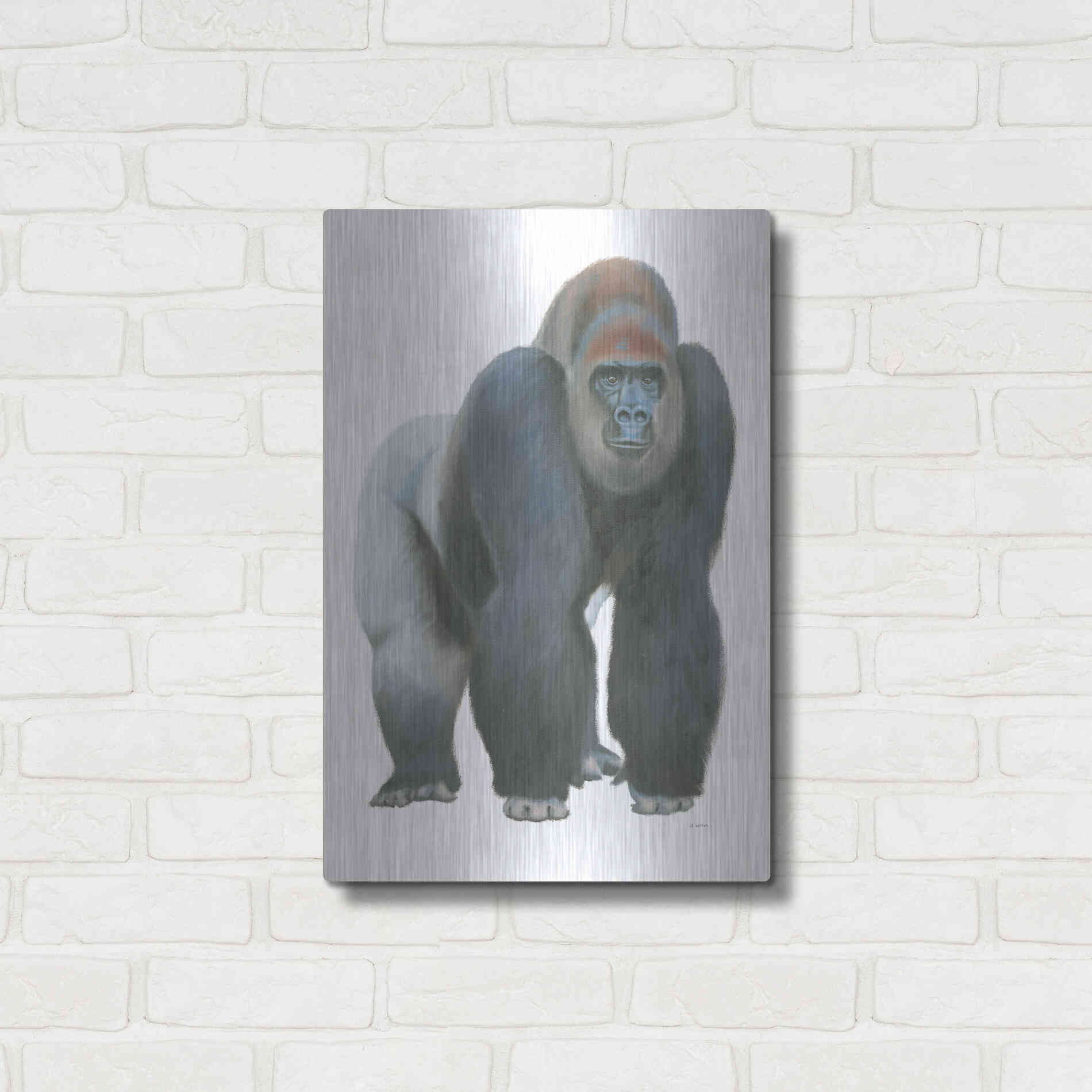 Luxe Metal Art 'Wild and Free II' by James Wiens, Metal Wall Art,16x24
