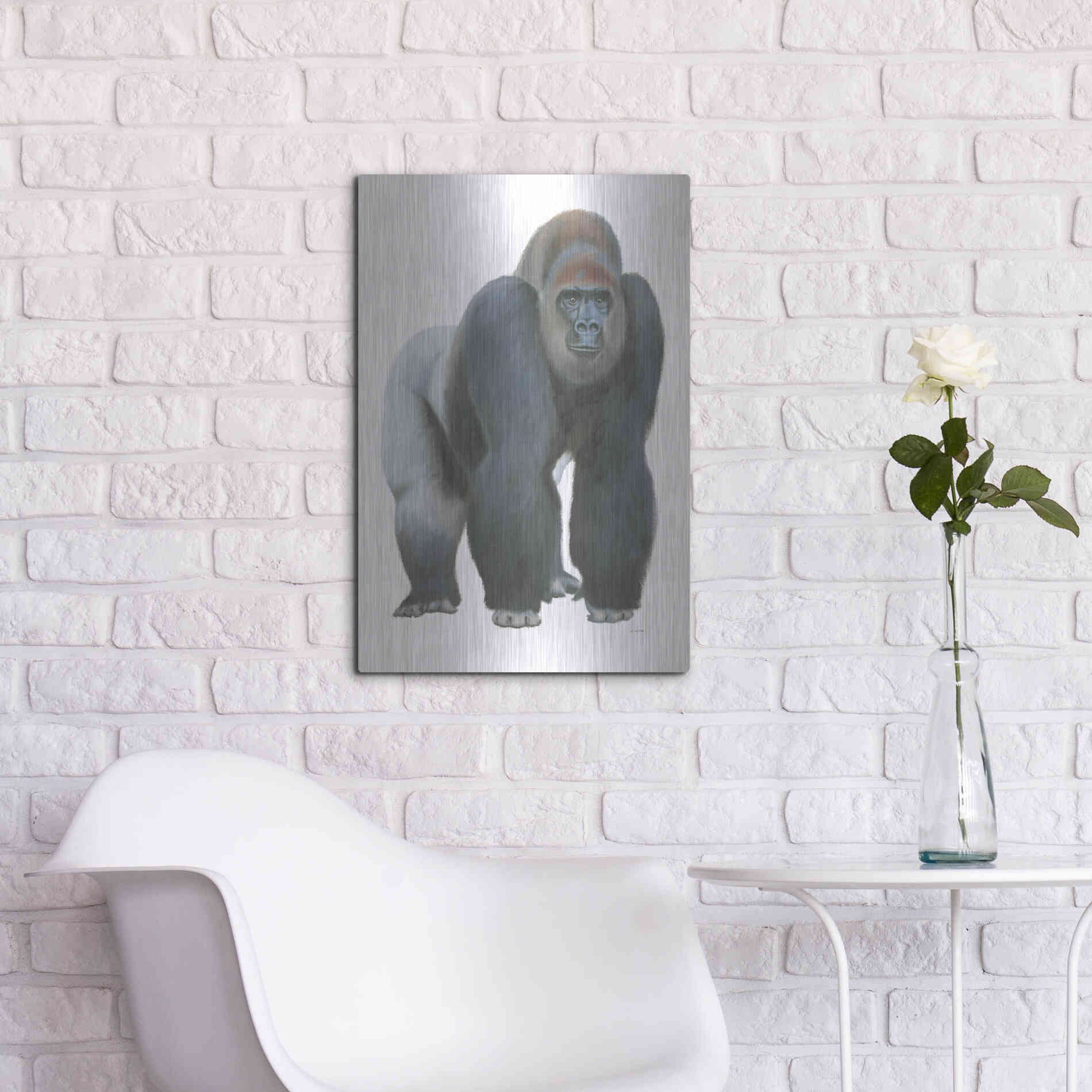 Luxe Metal Art 'Wild and Free II' by James Wiens, Metal Wall Art,16x24