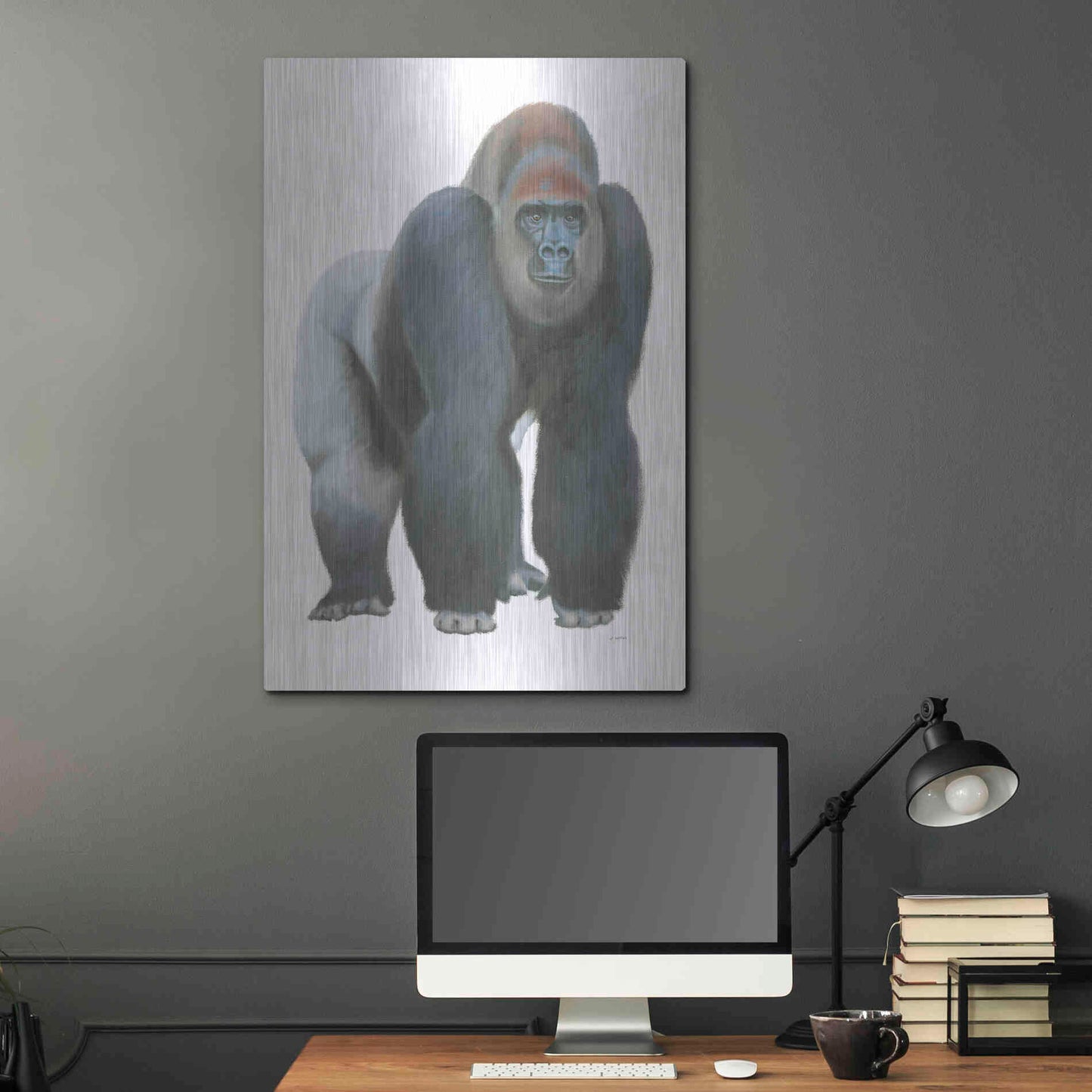 Luxe Metal Art 'Wild and Free II' by James Wiens, Metal Wall Art,24x36