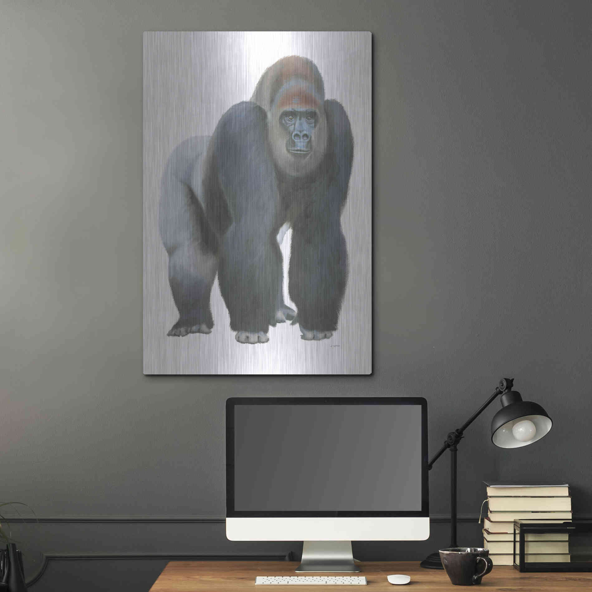Luxe Metal Art 'Wild and Free II' by James Wiens, Metal Wall Art,24x36