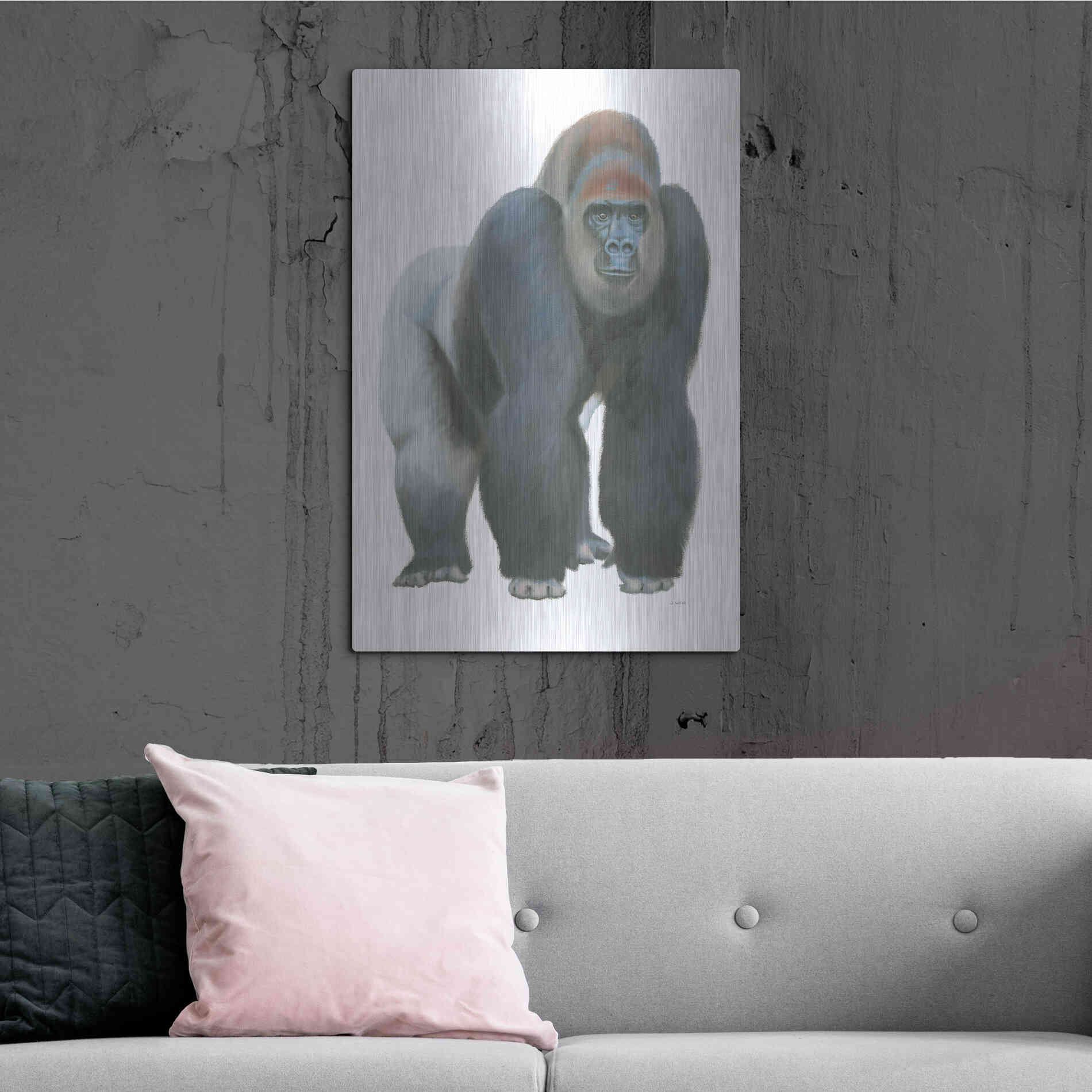Luxe Metal Art 'Wild and Free II' by James Wiens, Metal Wall Art,24x36