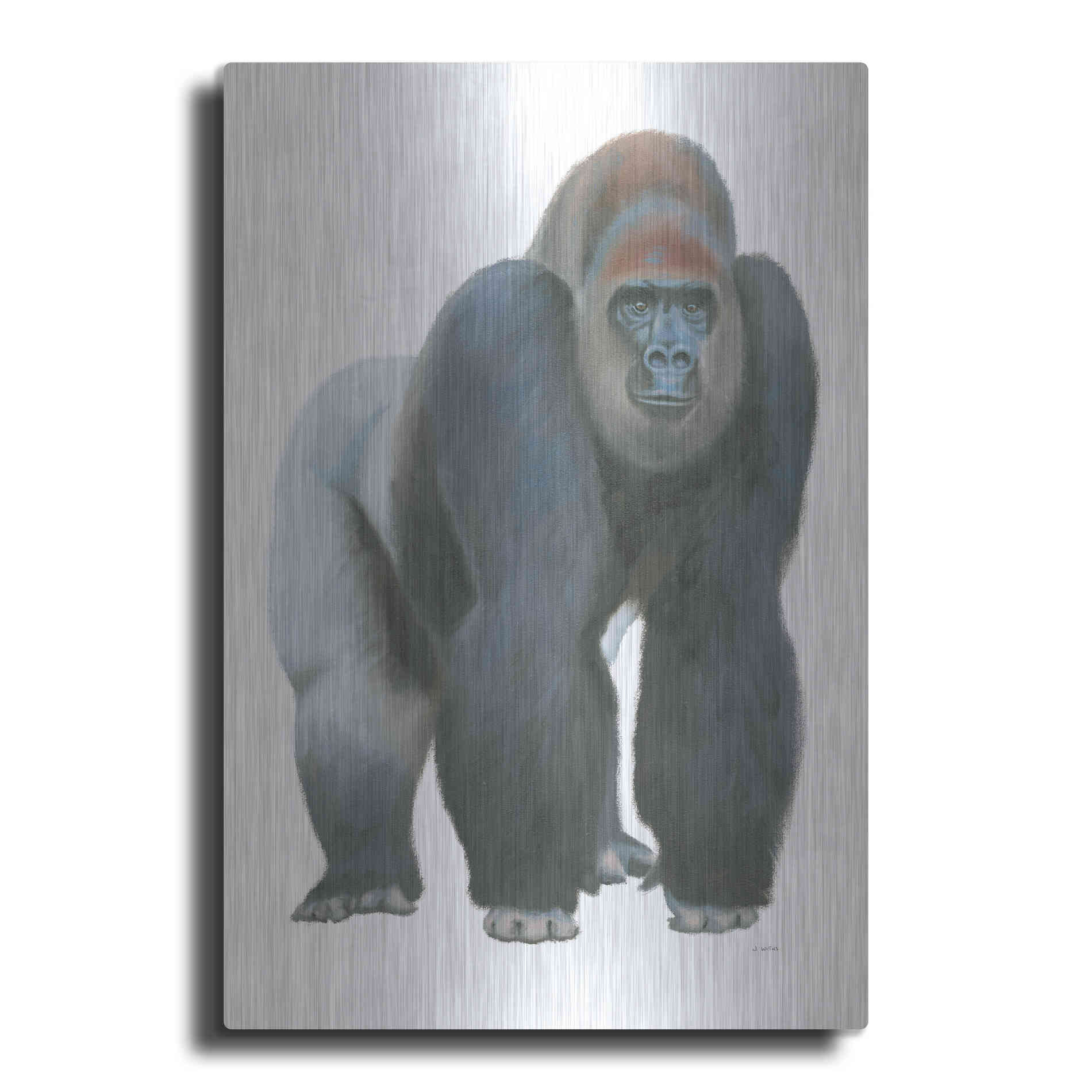 Luxe Metal Art 'Wild and Free II' by James Wiens, Metal Wall Art
