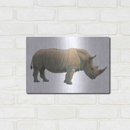 Luxe Metal Art 'Wild and Free III' by James Wiens, Metal Wall Art,16x12