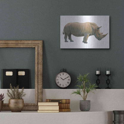 Luxe Metal Art 'Wild and Free III' by James Wiens, Metal Wall Art,16x12