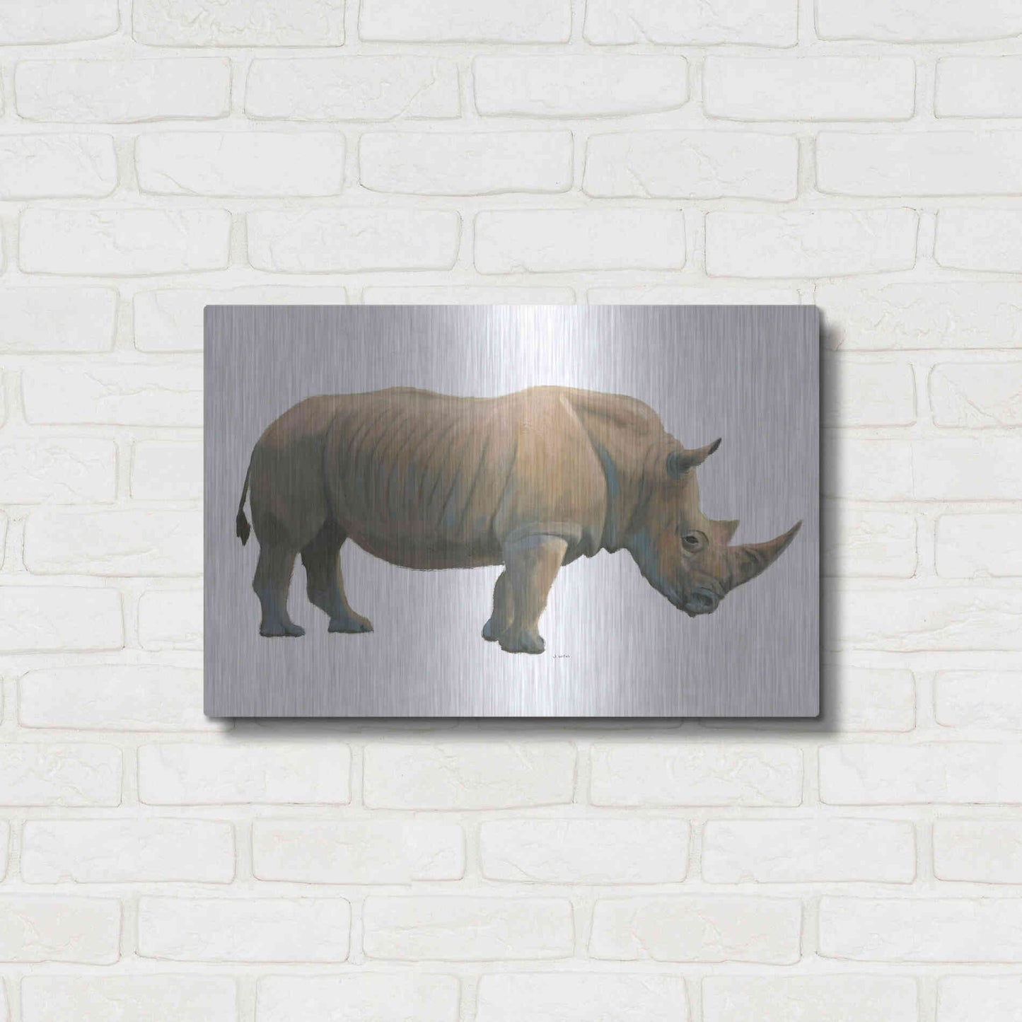Luxe Metal Art 'Wild and Free III' by James Wiens, Metal Wall Art,24x16