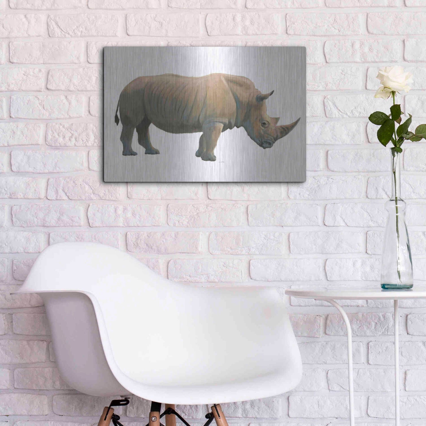 Luxe Metal Art 'Wild and Free III' by James Wiens, Metal Wall Art,24x16