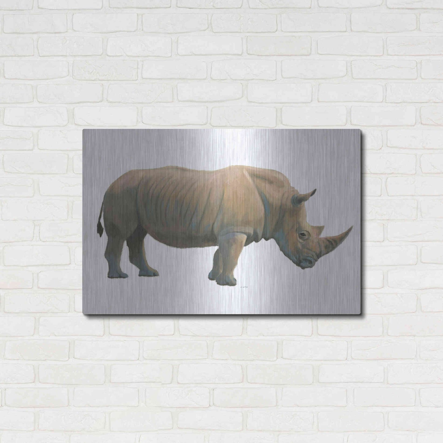 Luxe Metal Art 'Wild and Free III' by James Wiens, Metal Wall Art,36x24