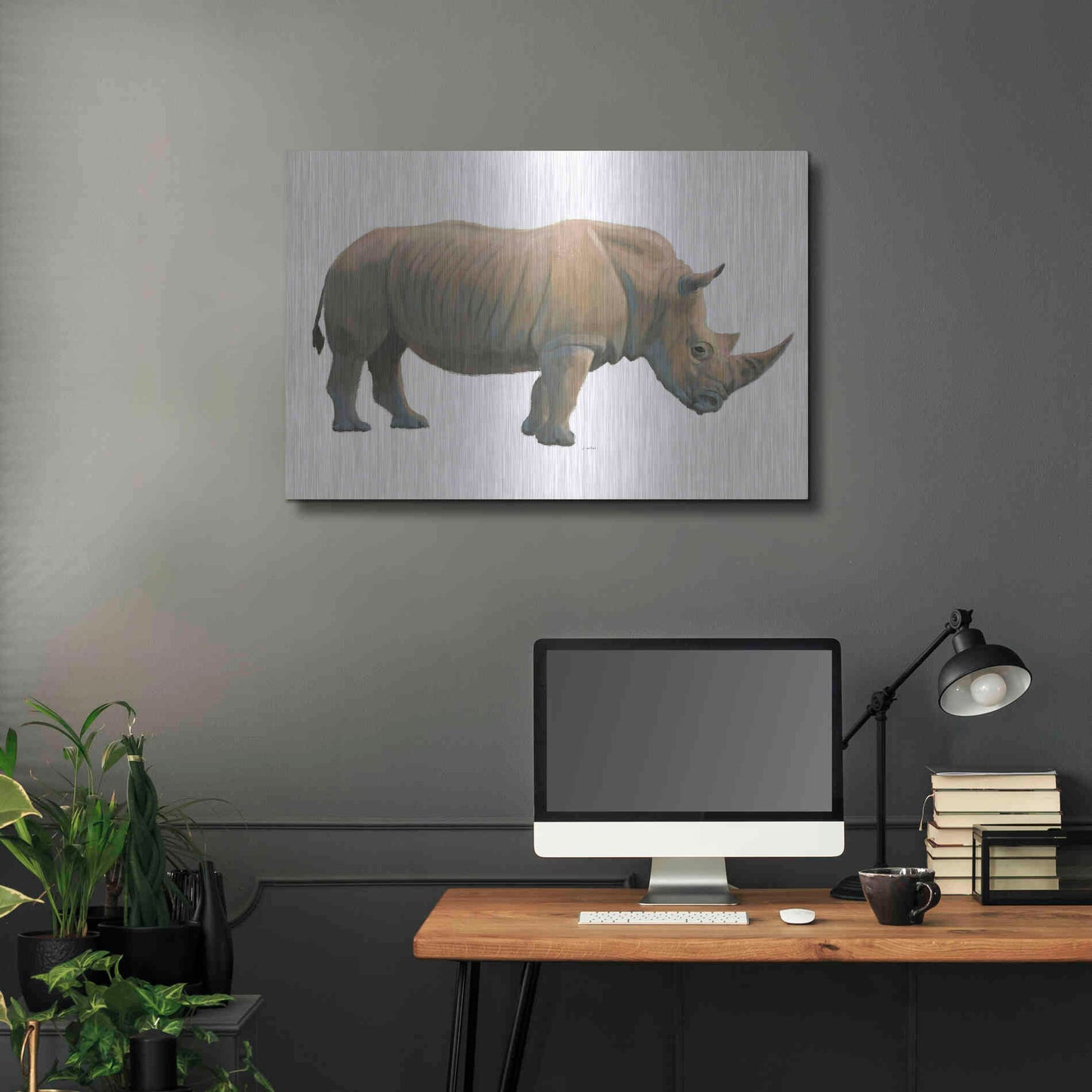 Luxe Metal Art 'Wild and Free III' by James Wiens, Metal Wall Art,36x24