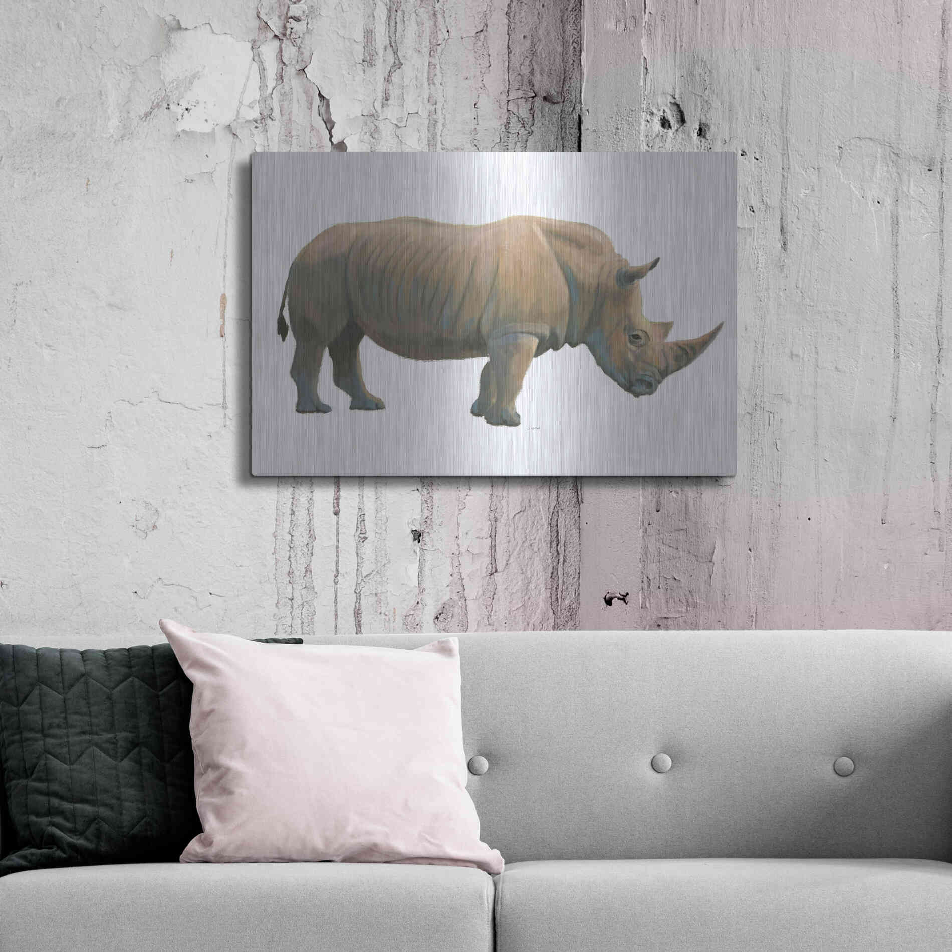 Luxe Metal Art 'Wild and Free III' by James Wiens, Metal Wall Art,36x24