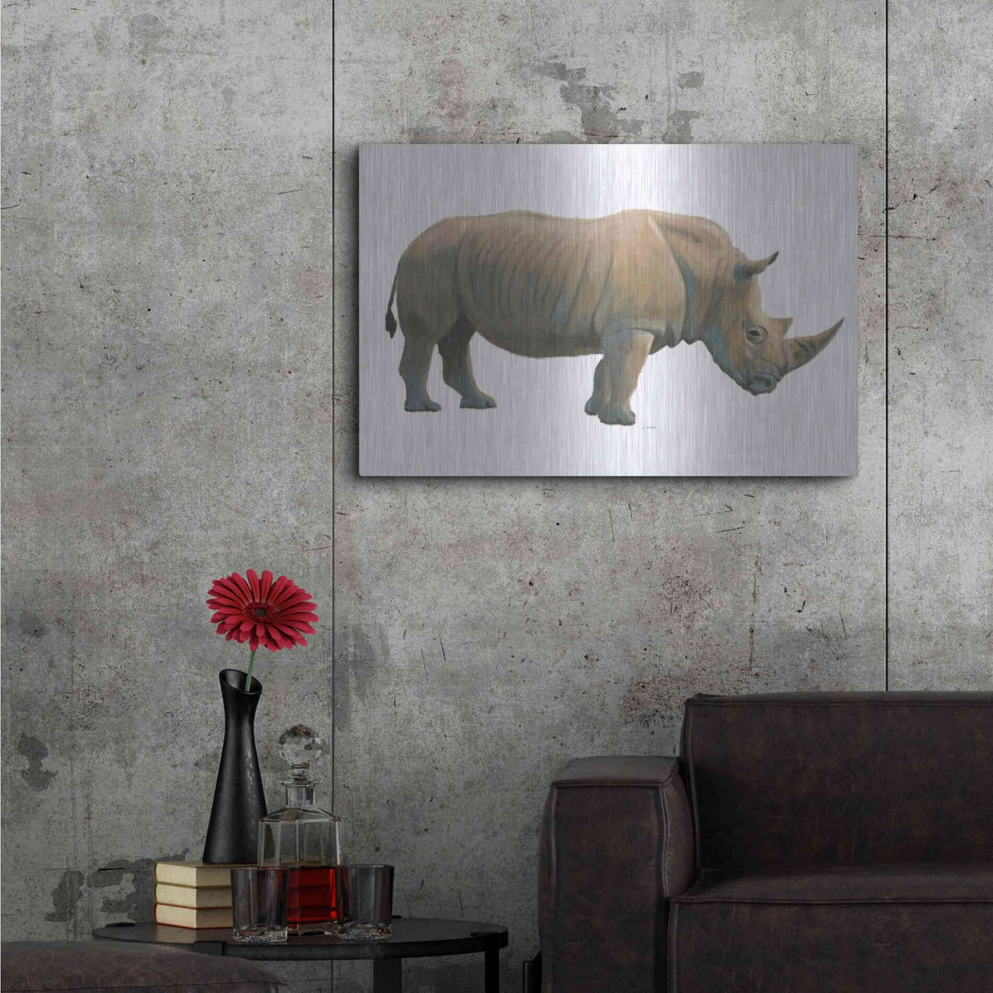 Luxe Metal Art 'Wild and Free III' by James Wiens, Metal Wall Art,36x24