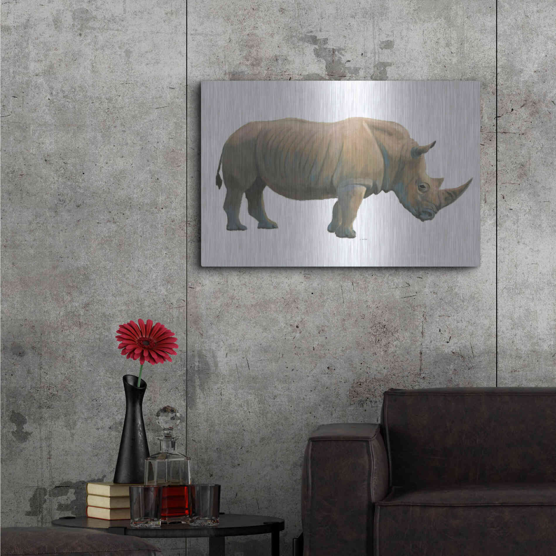 Luxe Metal Art 'Wild and Free III' by James Wiens, Metal Wall Art,36x24