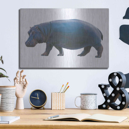 Luxe Metal Art 'Wild and Free IV' by James Wiens, Metal Wall Art,16x12