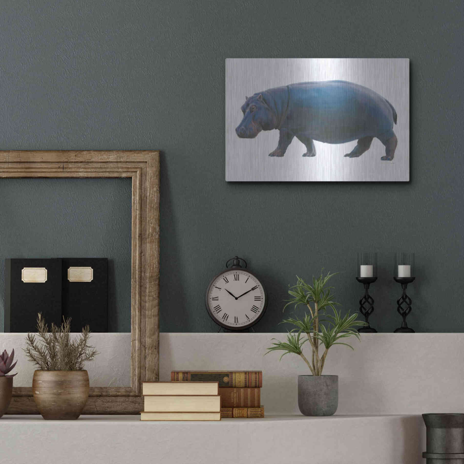Luxe Metal Art 'Wild and Free IV' by James Wiens, Metal Wall Art,16x12