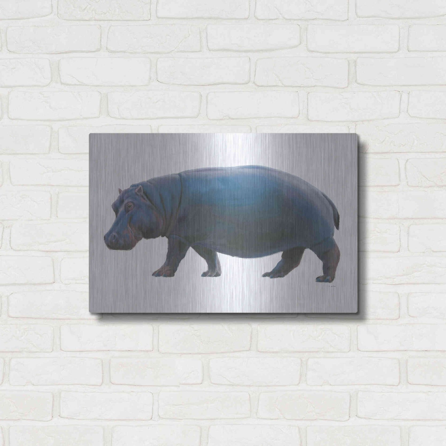 Luxe Metal Art 'Wild and Free IV' by James Wiens, Metal Wall Art,24x16